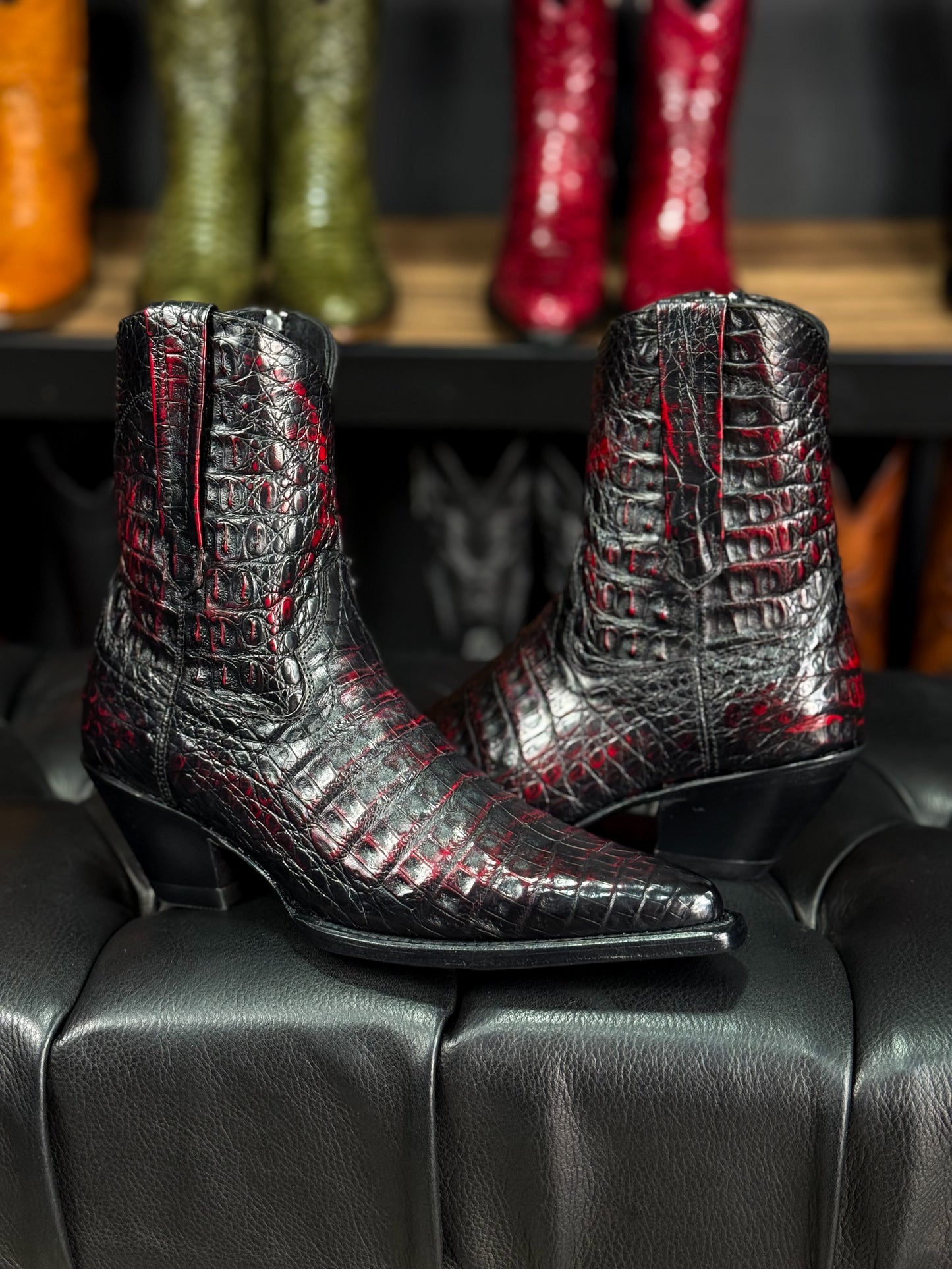 EMMA BROWN PITON BOOTS