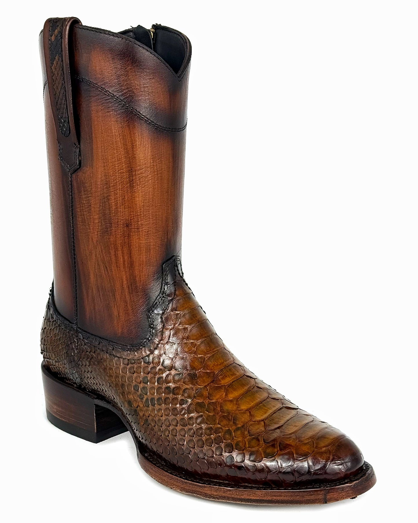 EMMA BROWN PITON BOOTS