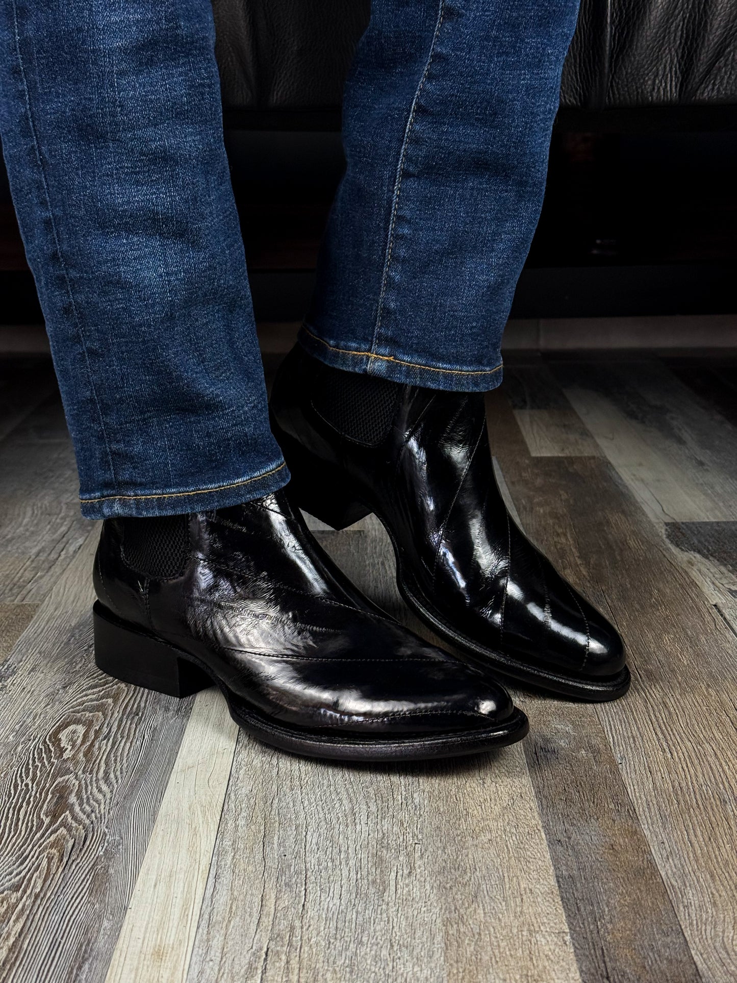 EMMA BROWN PITON BOOTS