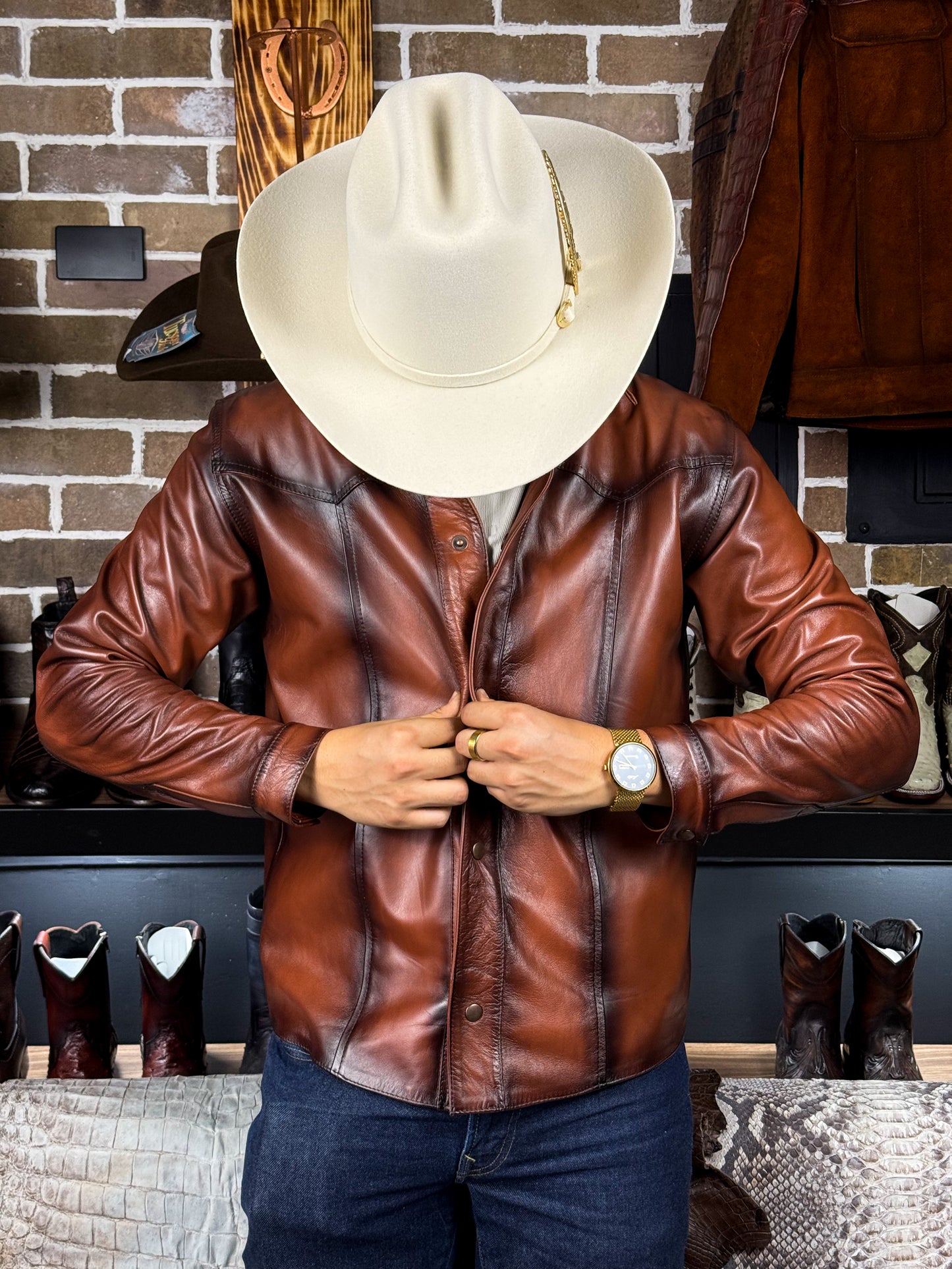 CAMISOLA VAQUERA BROWN BORREGO