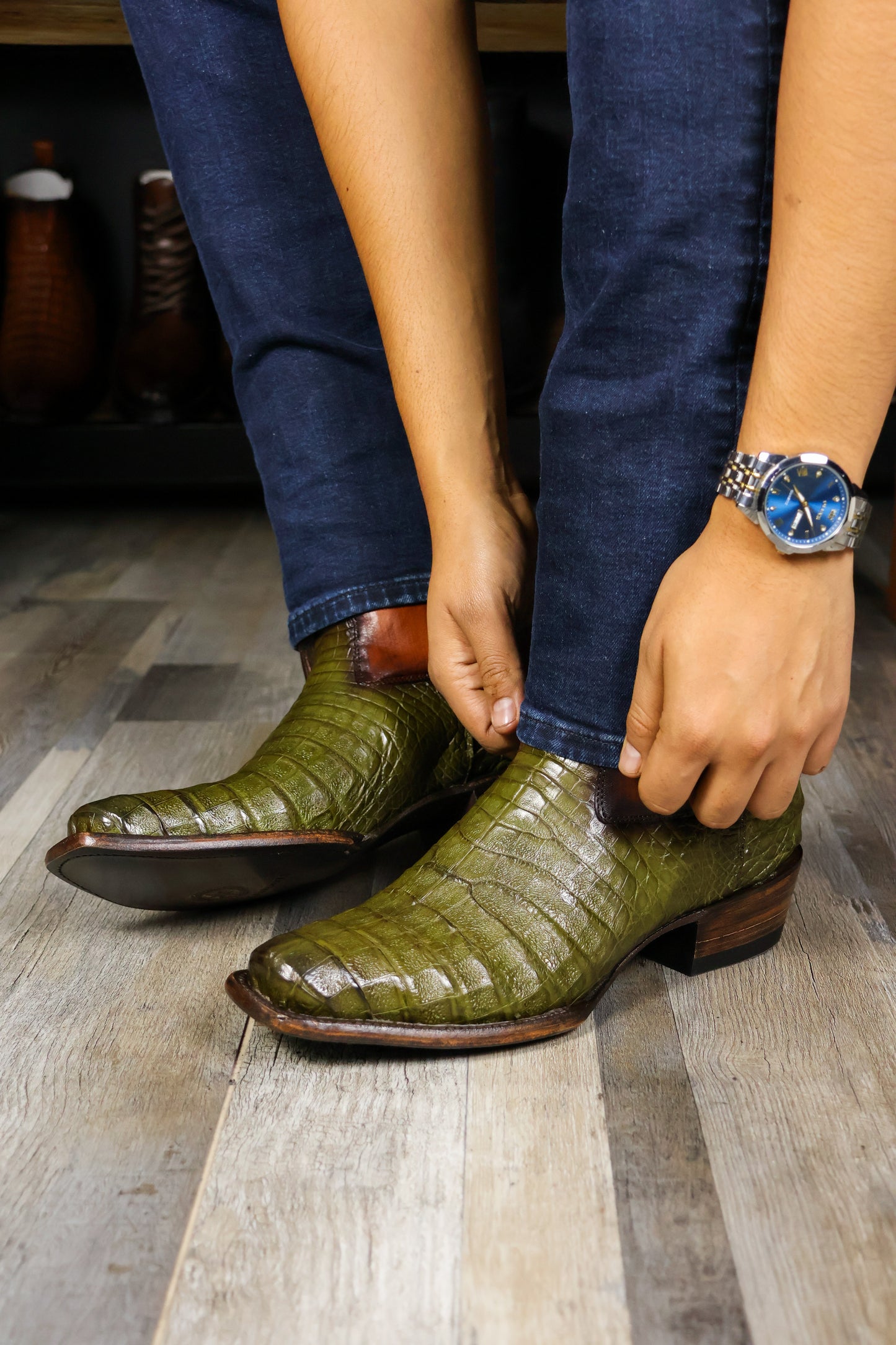 ARTHUR GREEN COCODRILO BOOTS NEVADA