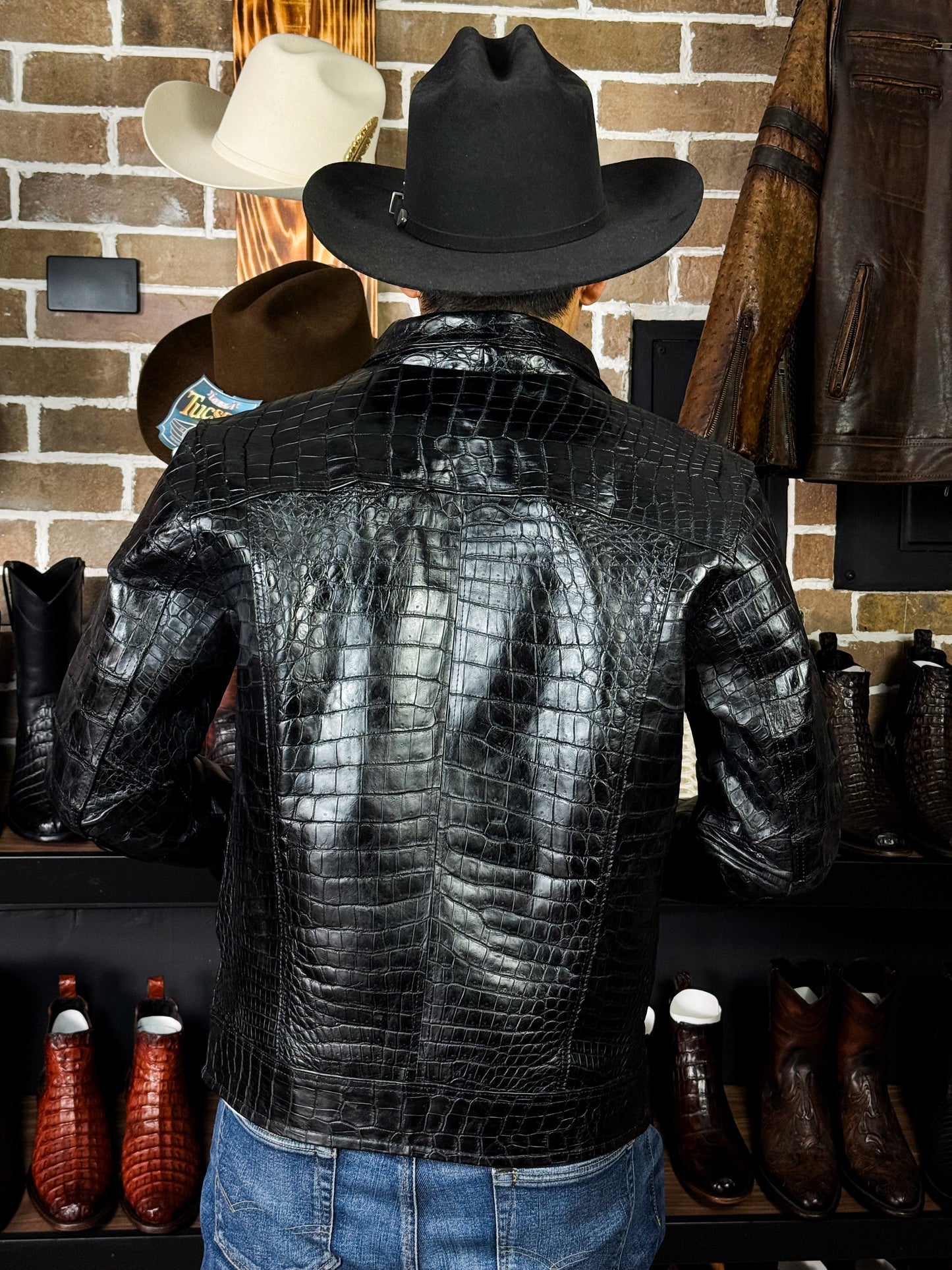 CHAMARRA BLACK COCODRILO