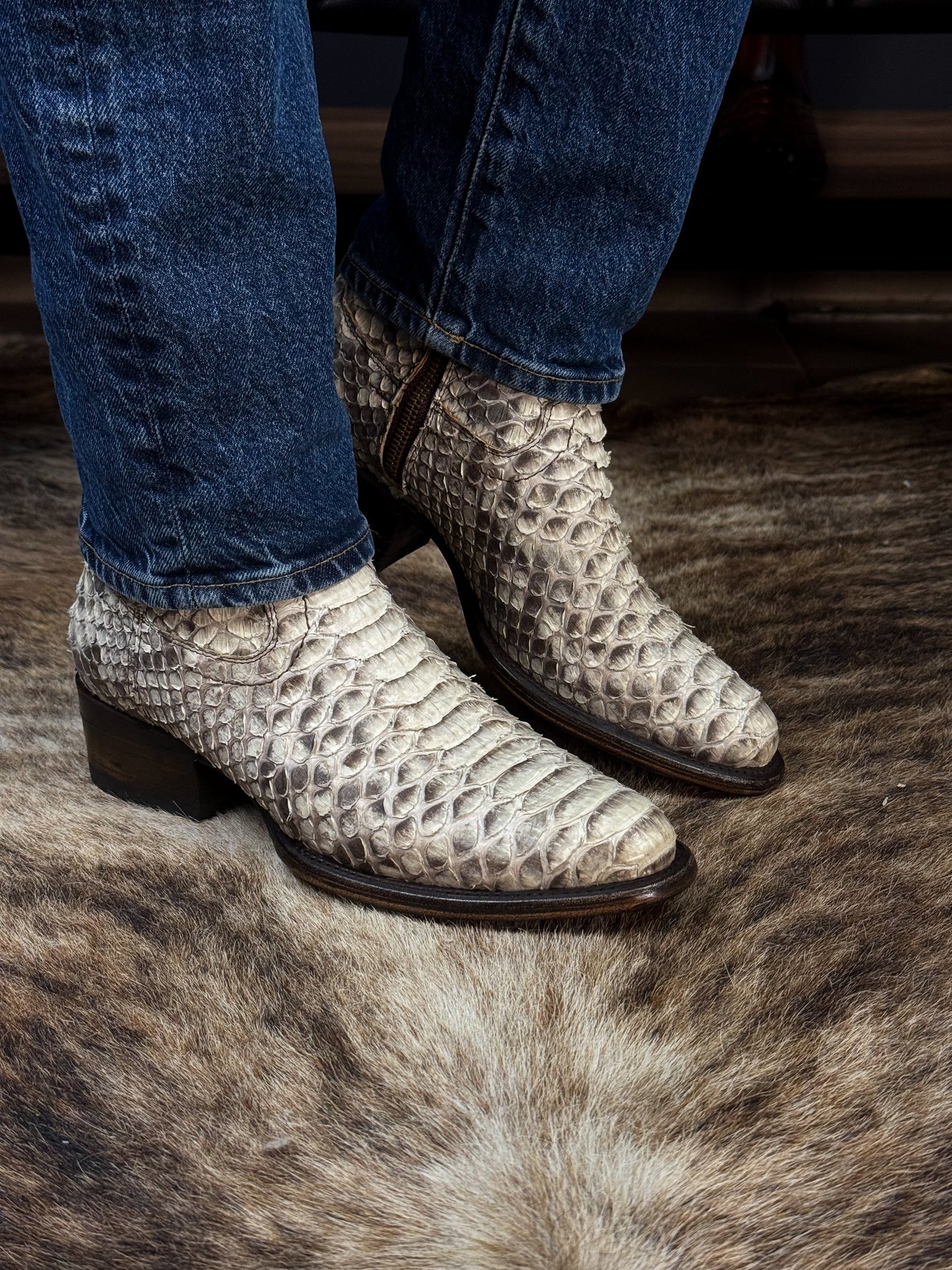 EMMA BROWN PITON BOOTS