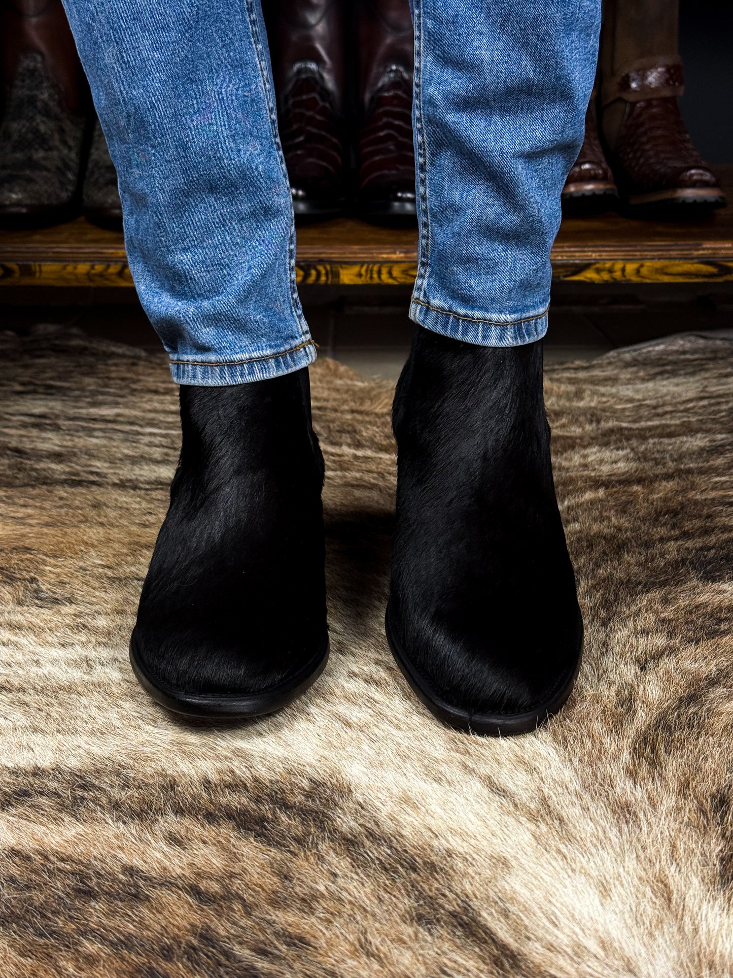 CARLO BROWN PITON BOOTS