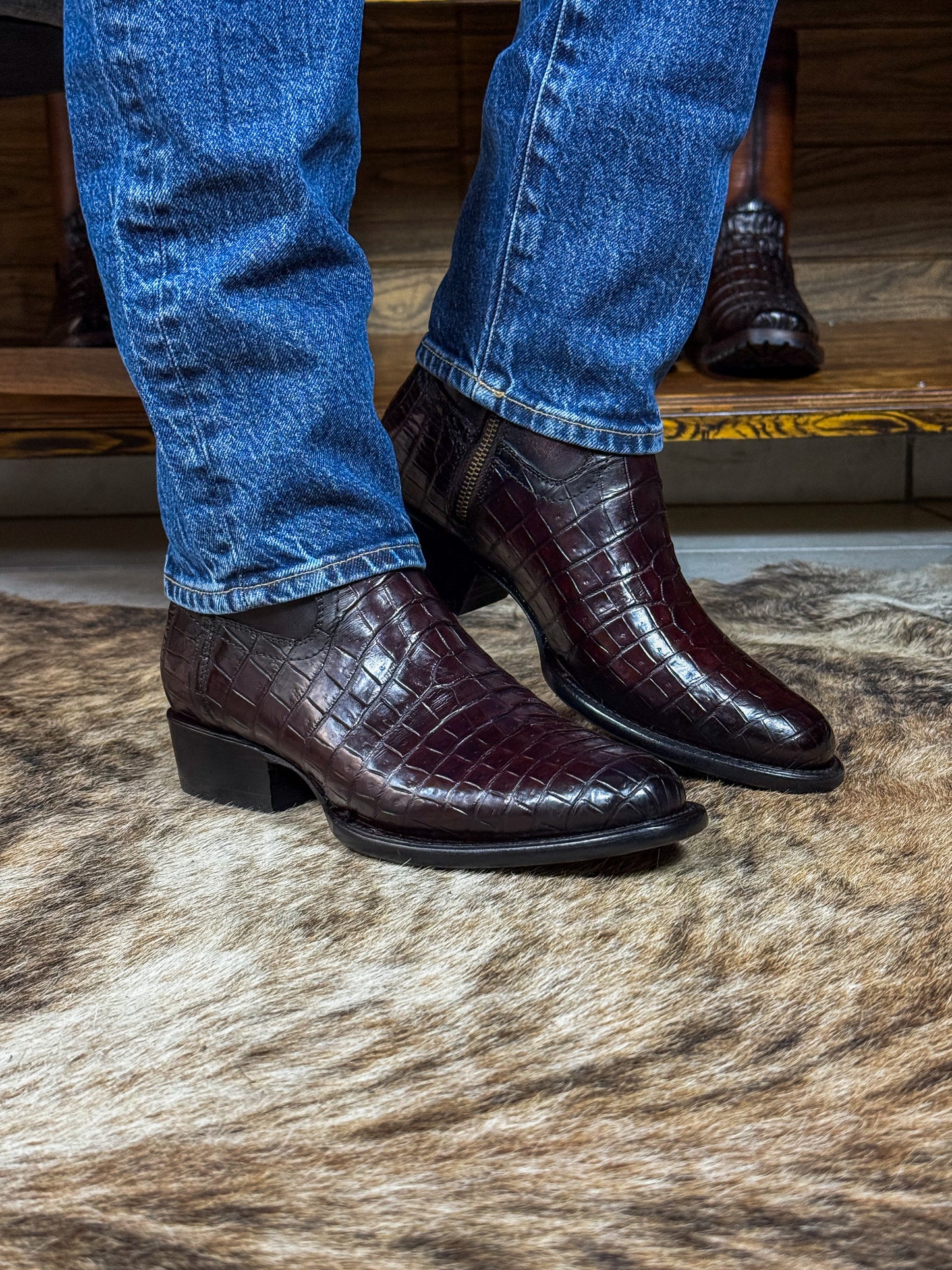 EMMA BLACK CHERRY COCODRILO MORELETI