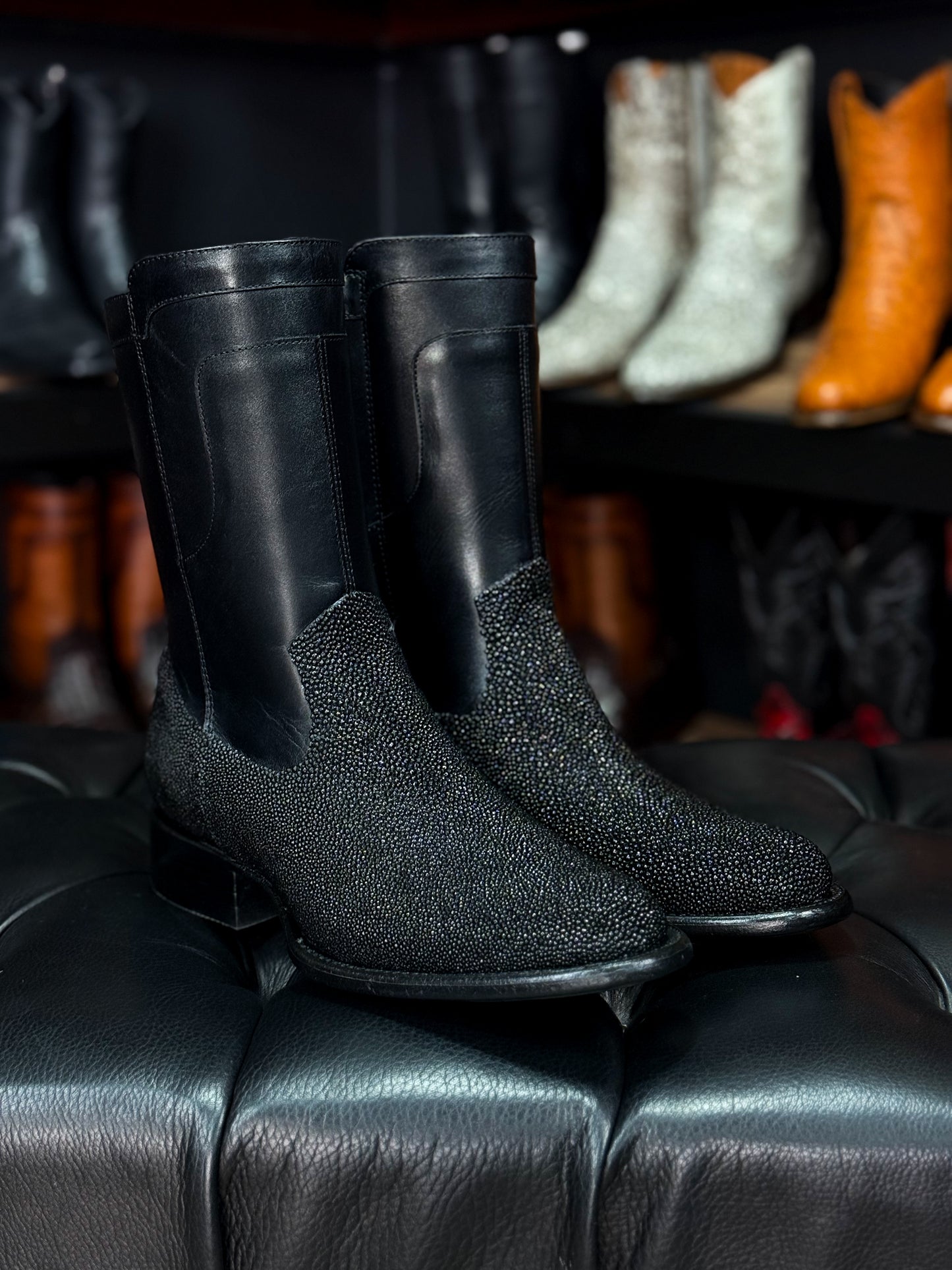 EMMA BROWN PITON BOOTS