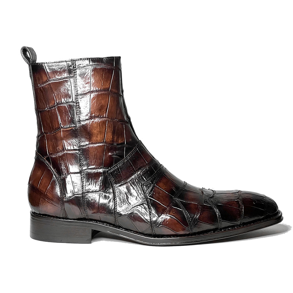 EDWARD DARK BROWN COCODRILO MORELETI