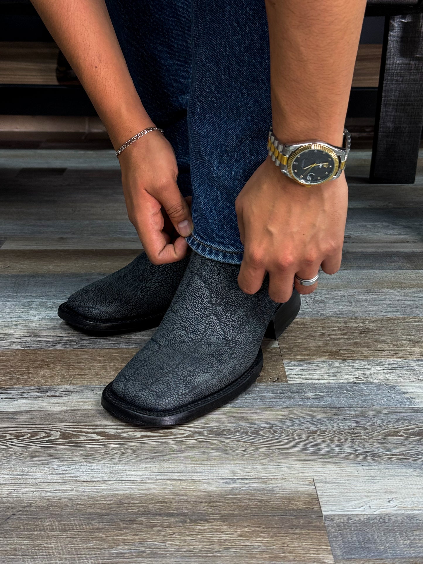 EMMA GREY ELEFANTE BOOTS BULLDOG
