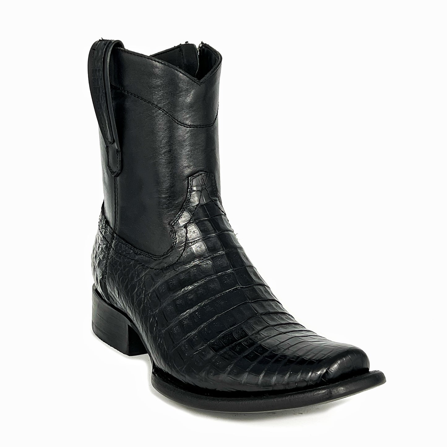 EMMA BLACK COCODRILO BOOTS DUBAI