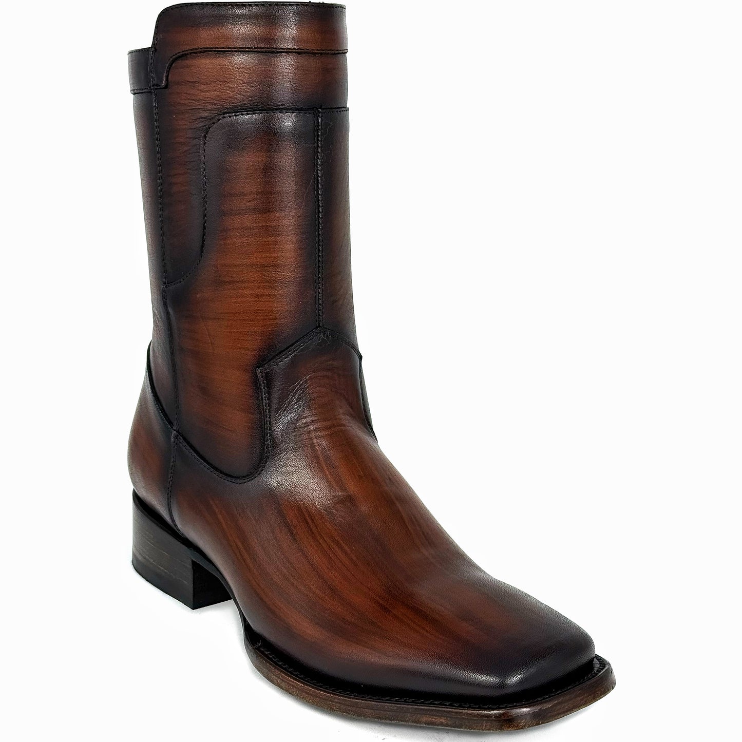 CARLO BROWN PITON BOOTS