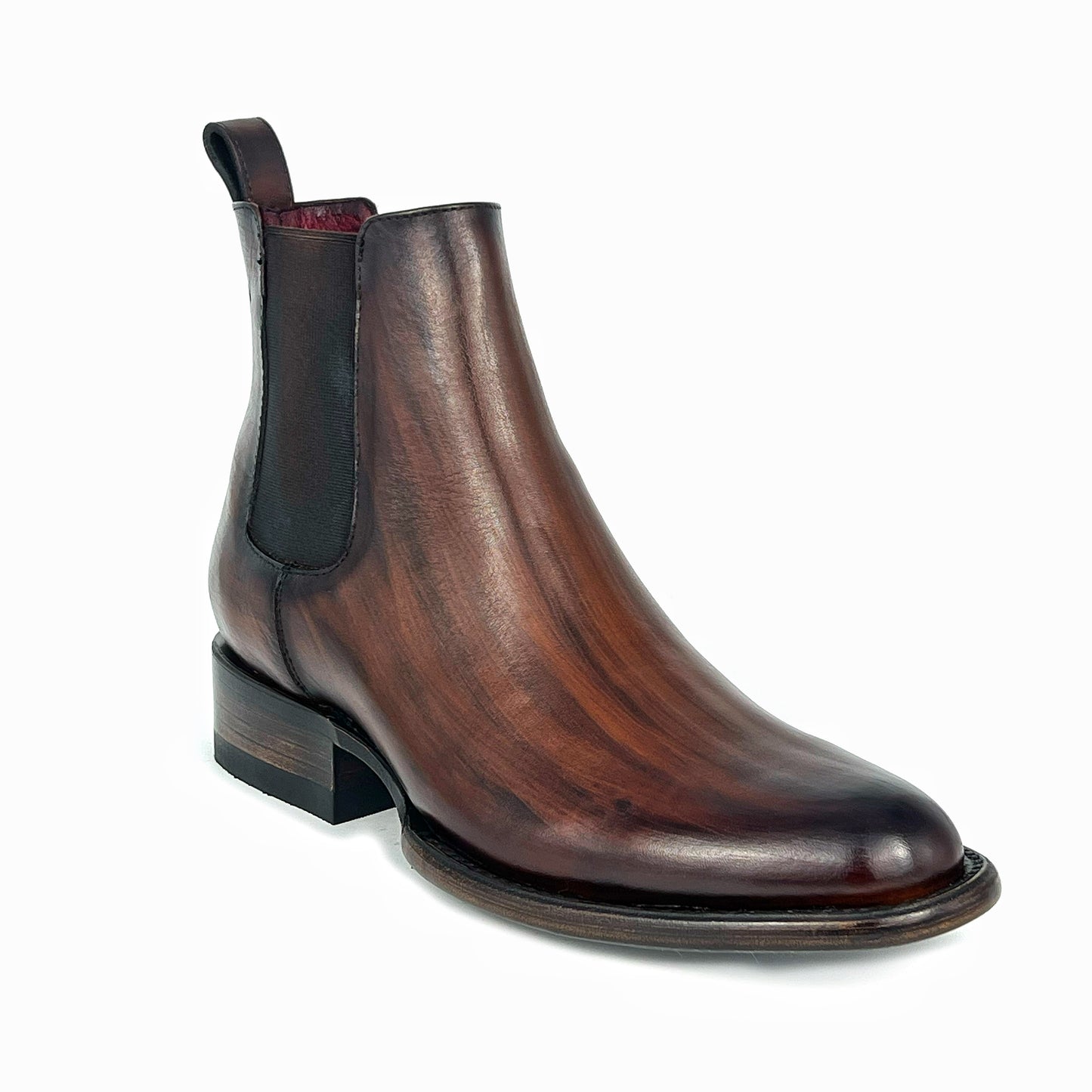 CARLO BROWN PITON BOOTS