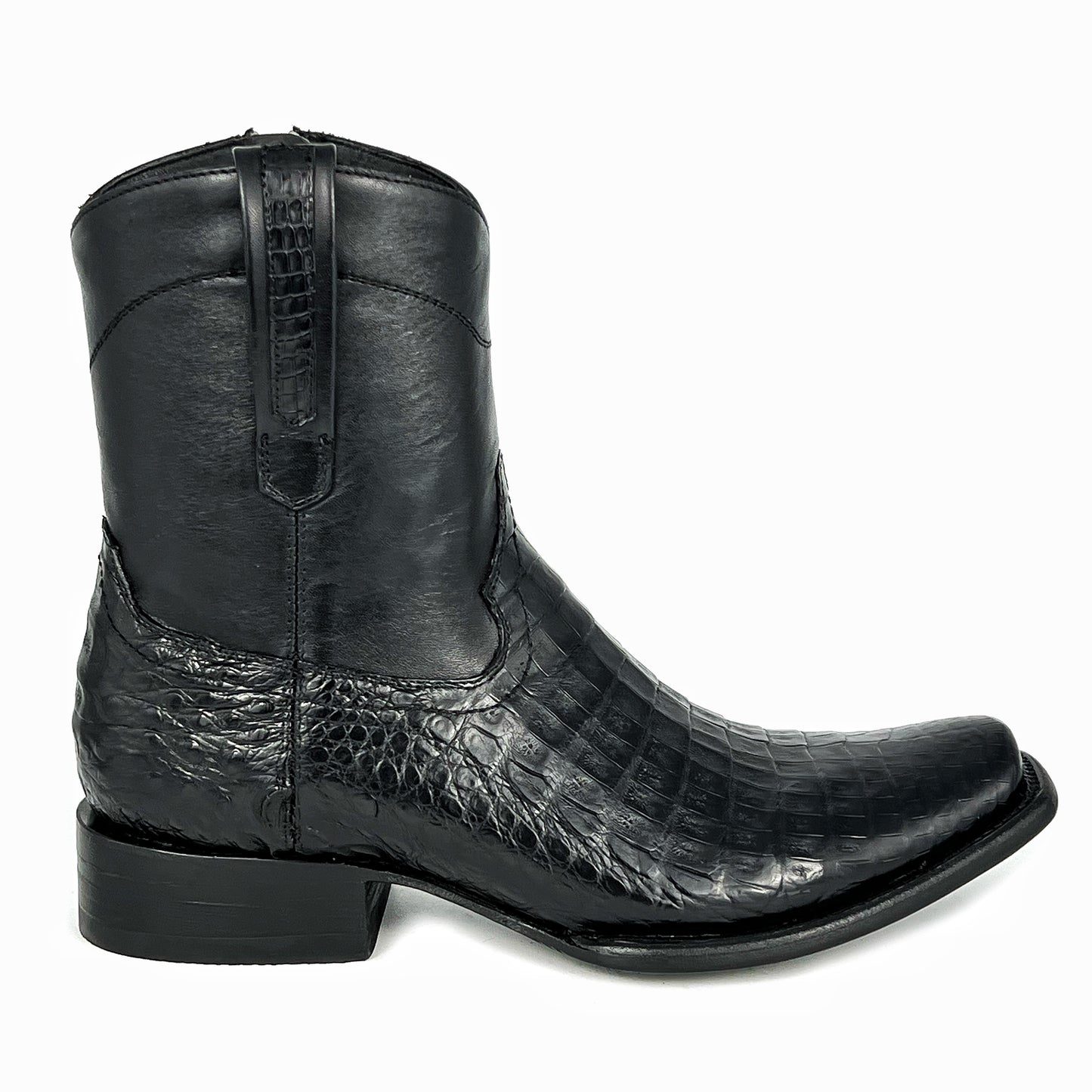 EMMA BLACK COCODRILO BOOTS DUBAI