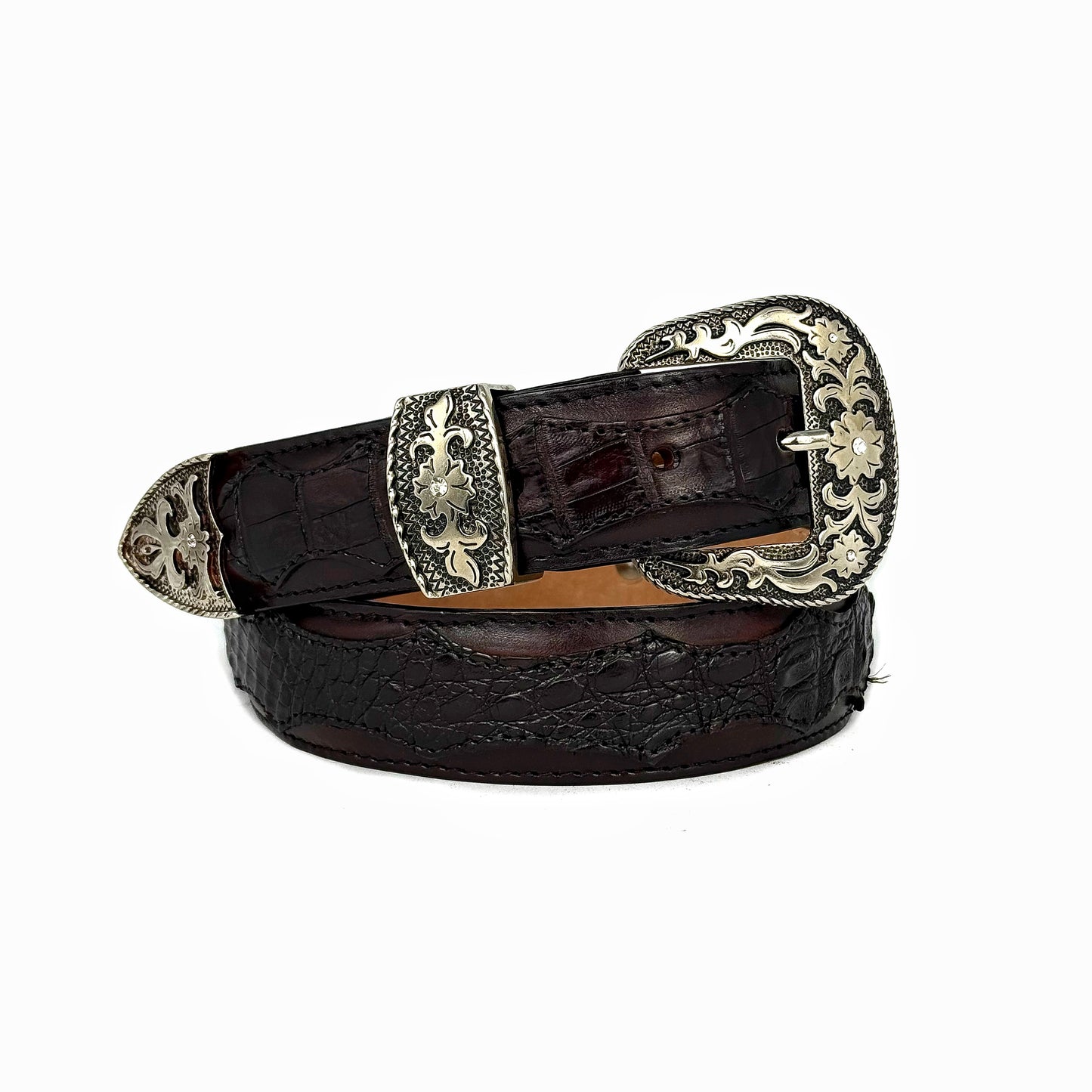 CINTO COCODRILO BLACK CHERRY DISCOS