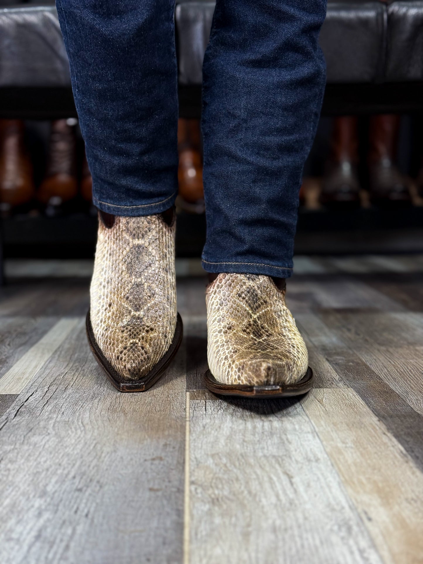 EMMA BROWN PITON BOOTS