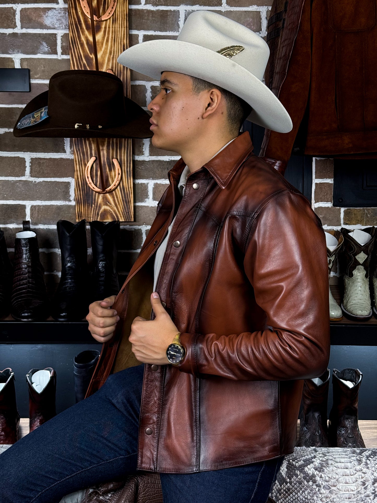 CAMISOLA VAQUERA BROWN BORREGO