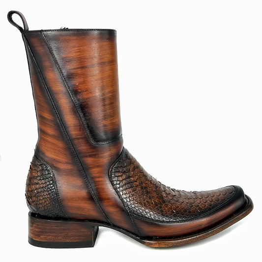 EMILIO BROWN PITON BOOTS