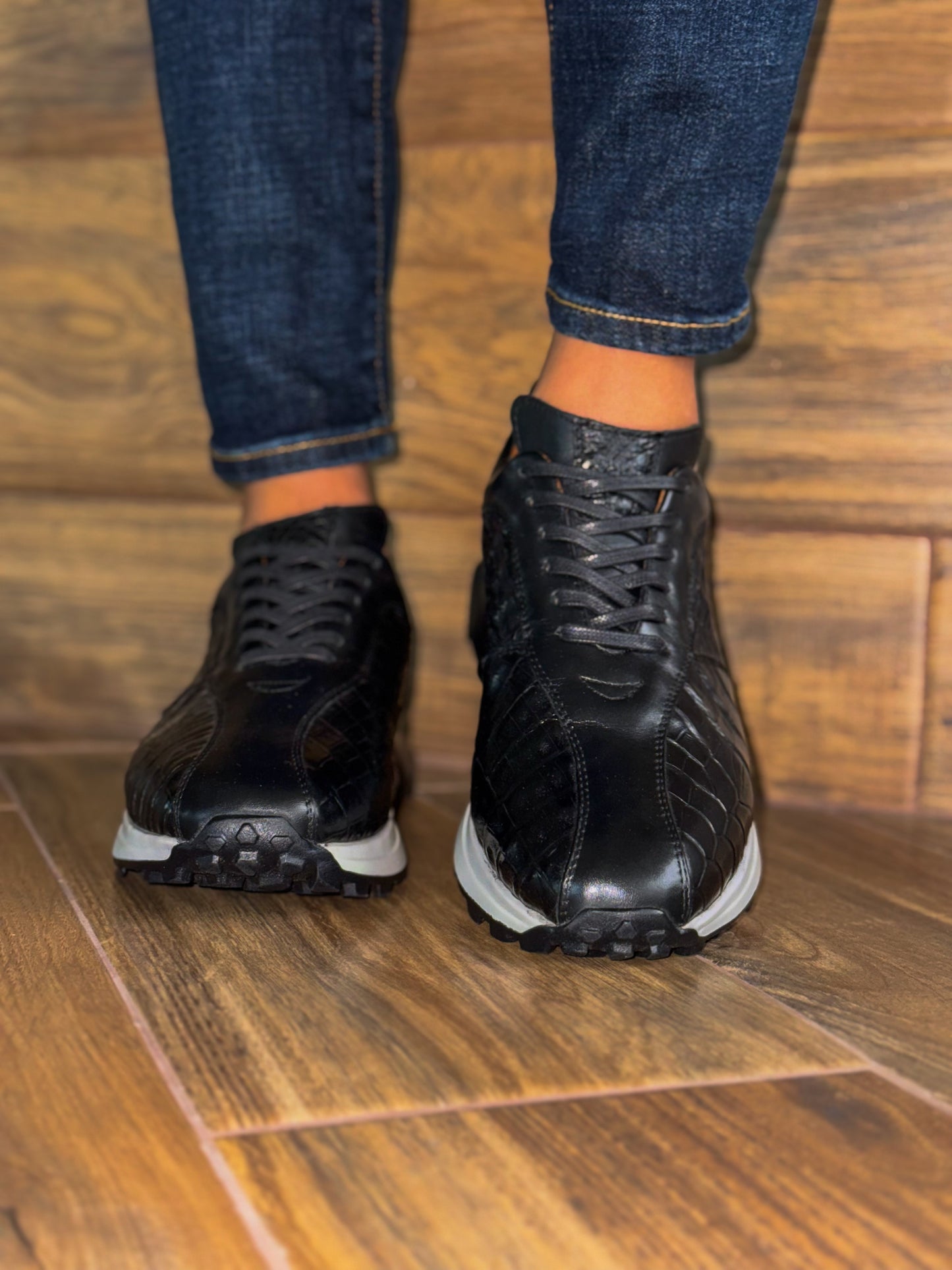 SNEAKER COCODRILO FUSCUS BLACK