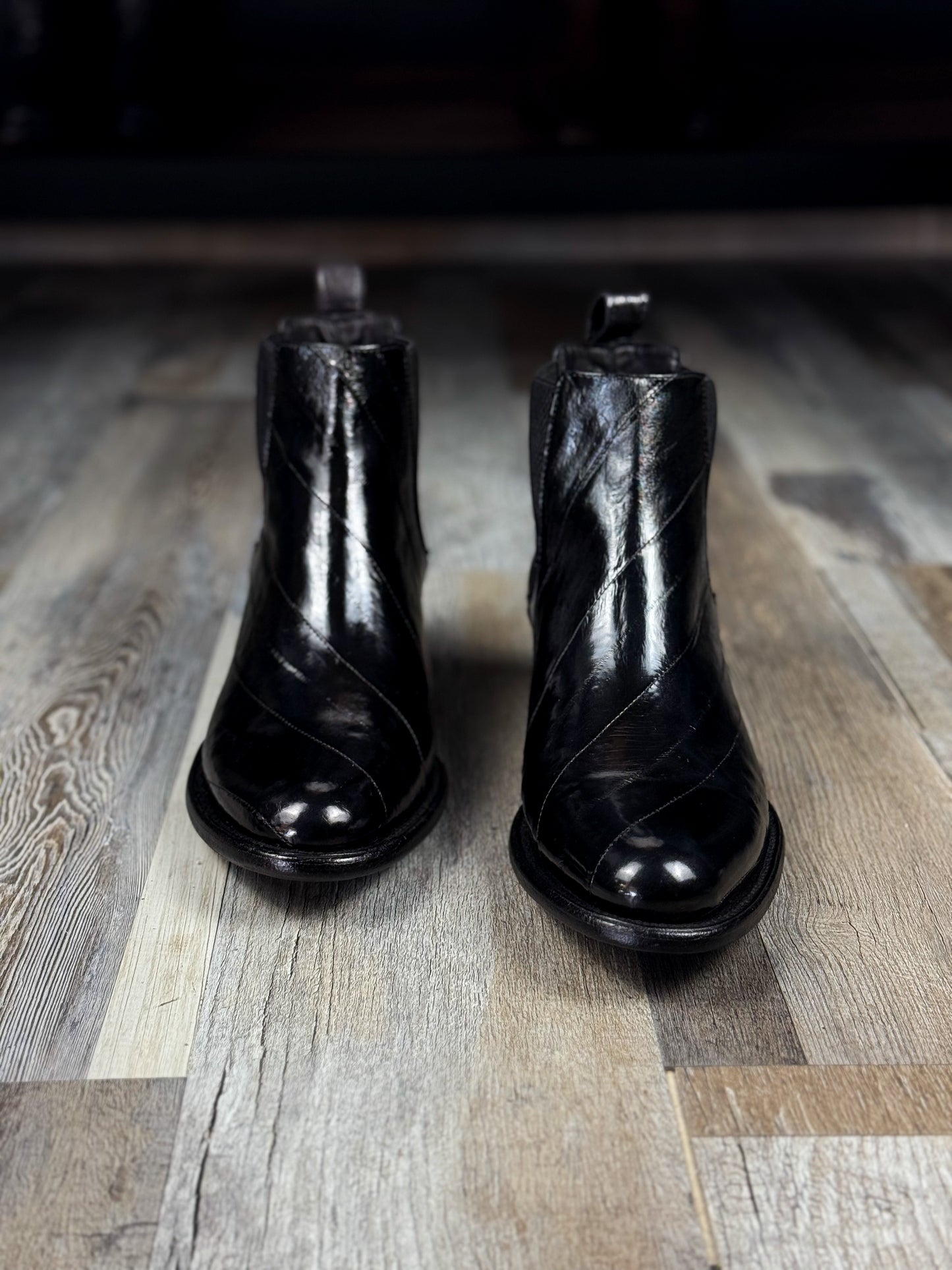 EMMA BROWN PITON BOOTS