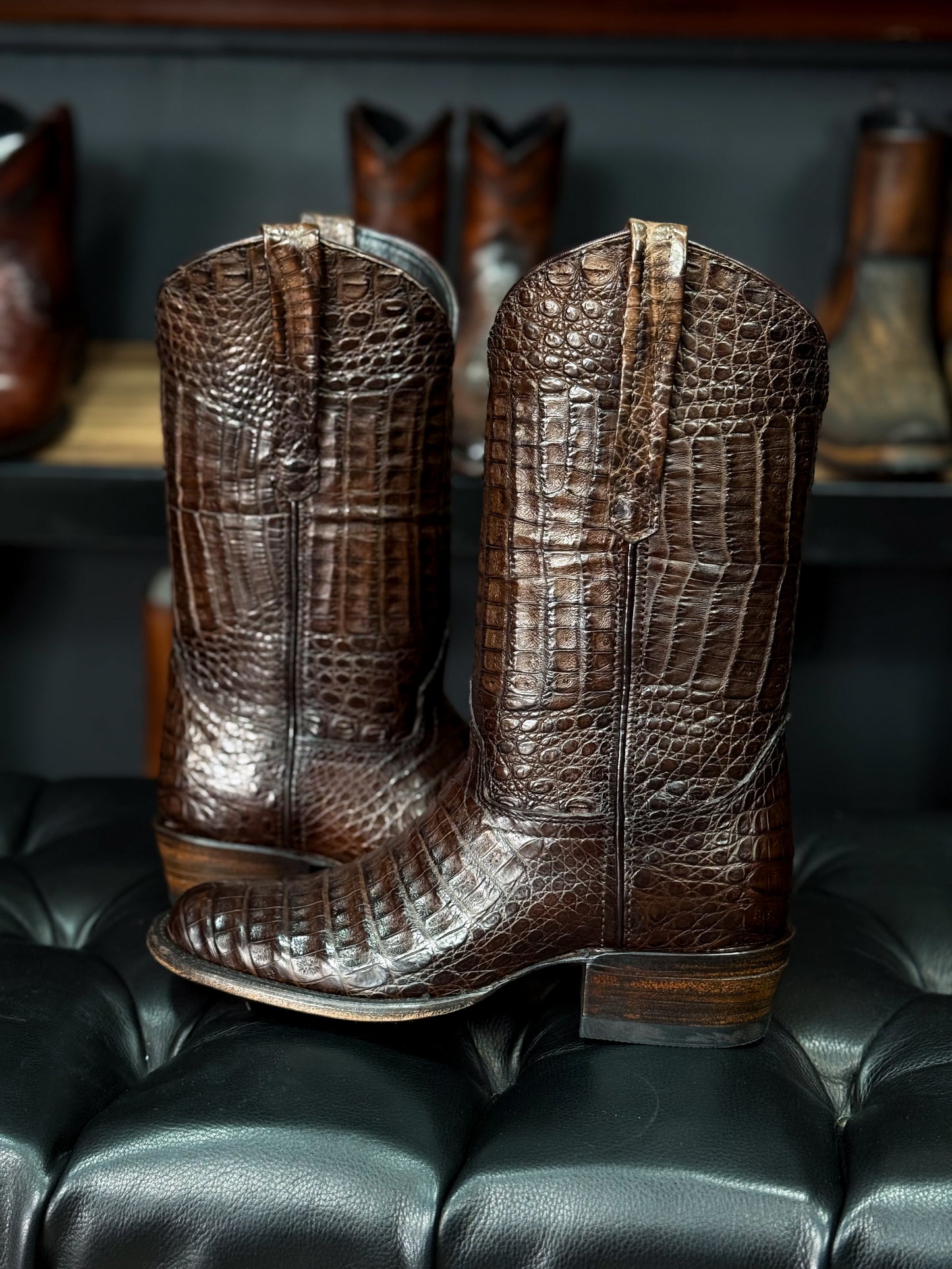 EMMA BROWN PITON BOOTS