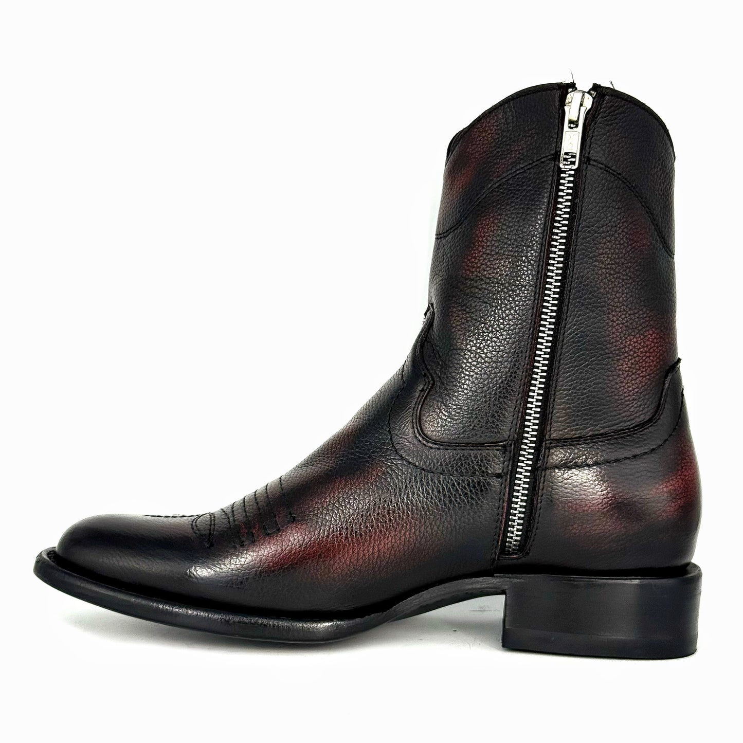 EMMA FLOOTER BLACK CHERRY BOOTS OVAL