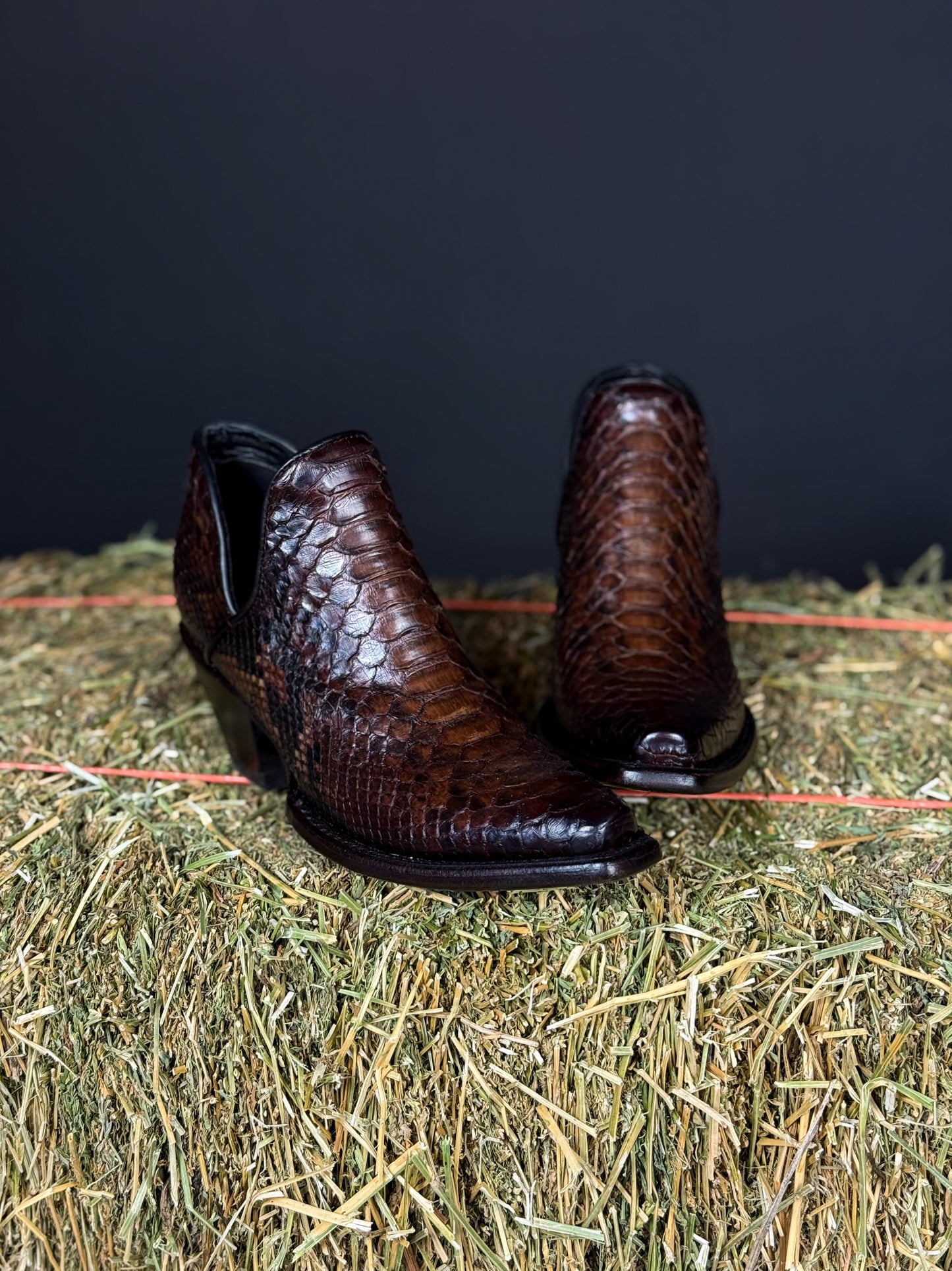 EMMA BROWN PITON BOOTS