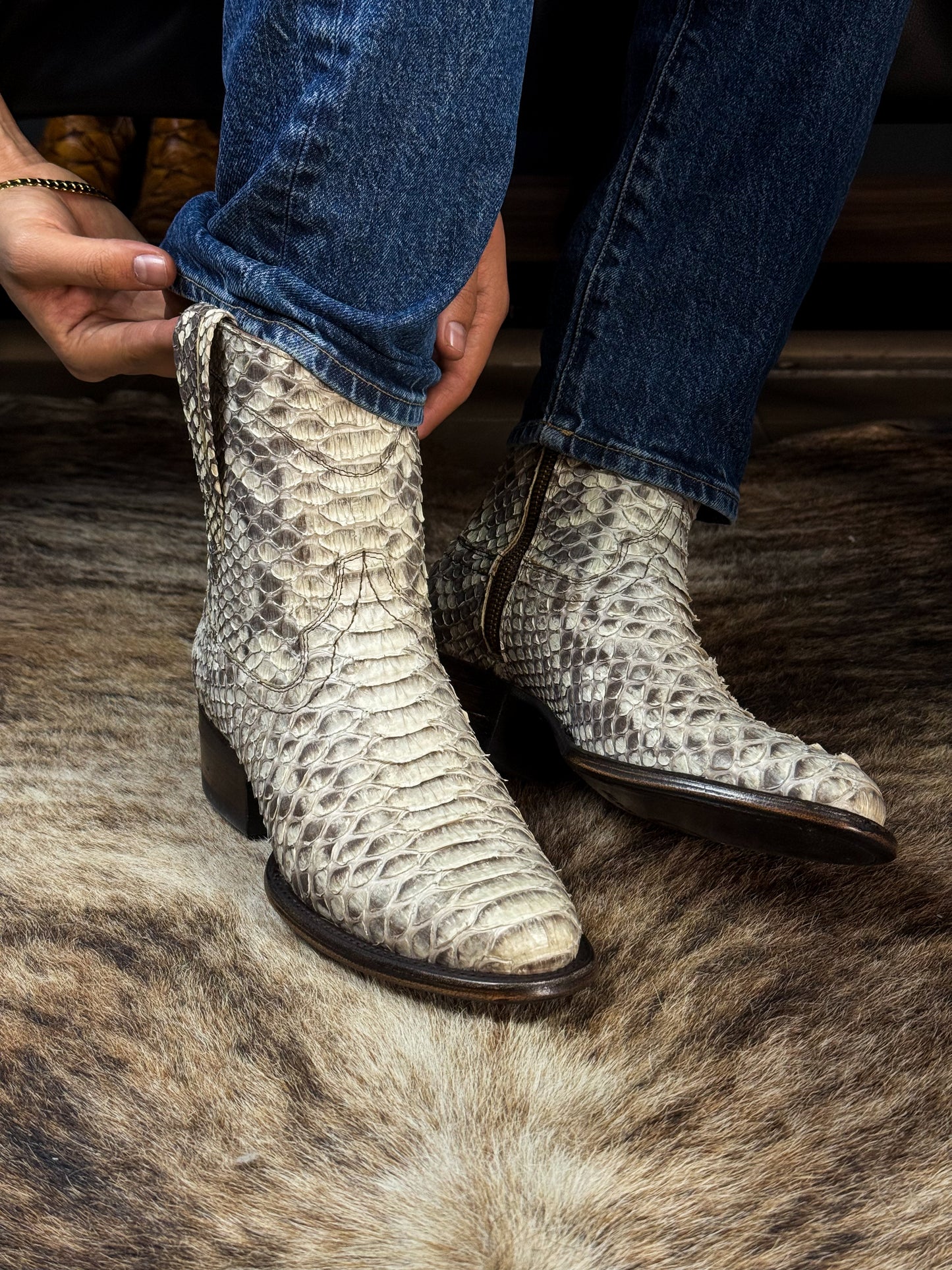 EMMA BROWN PITON BOOTS