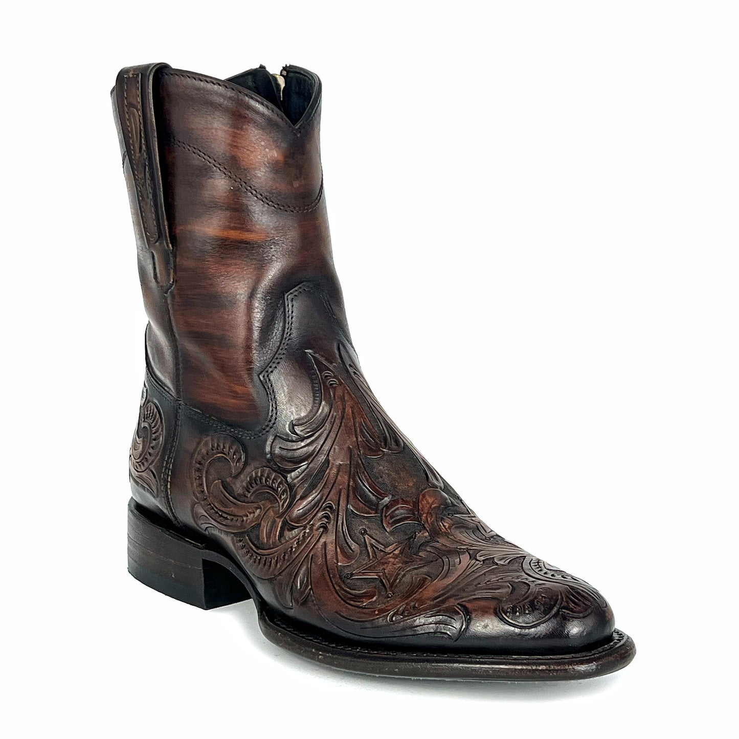 EMMA BROWN CINCELADA BOOTS OVAL