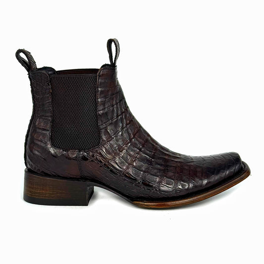 CARLO BROWN PITON BOOTS