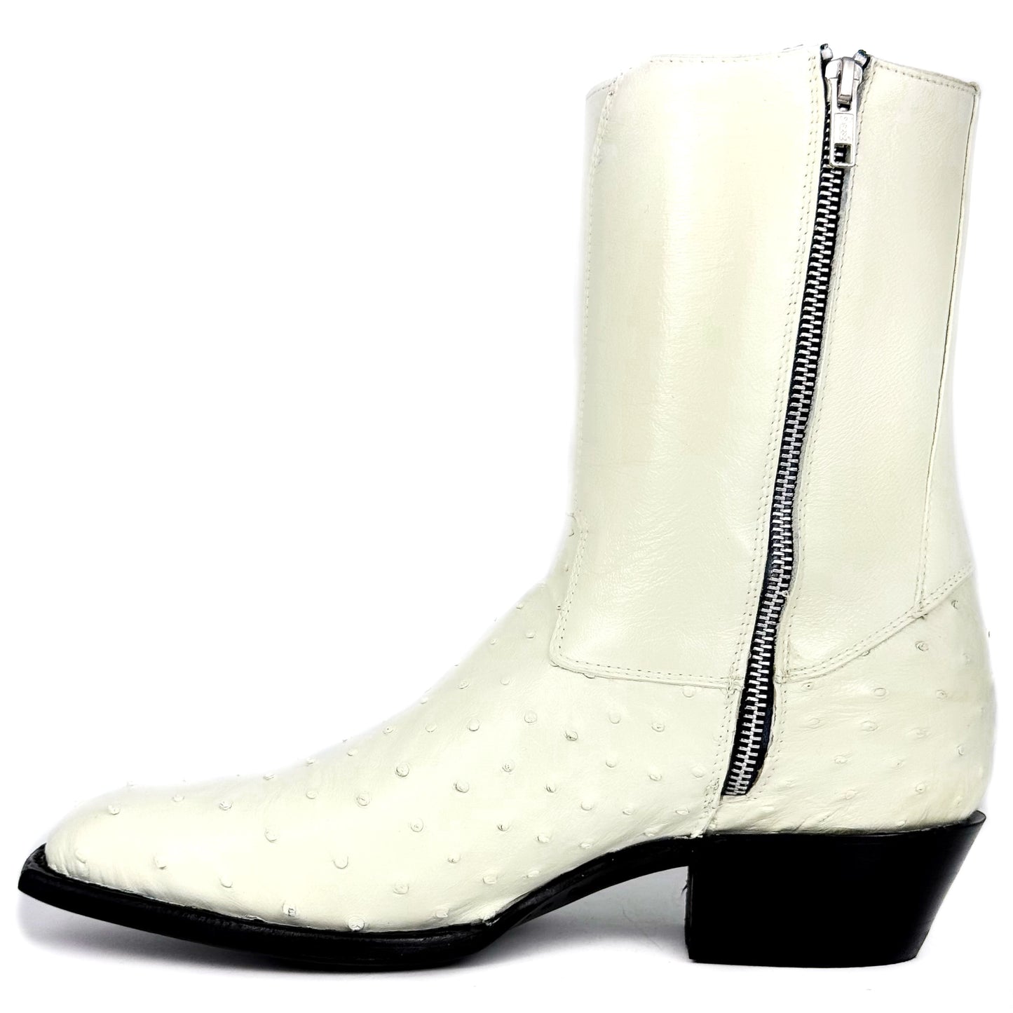 EMMA BROWN OSTRICH BOOTS