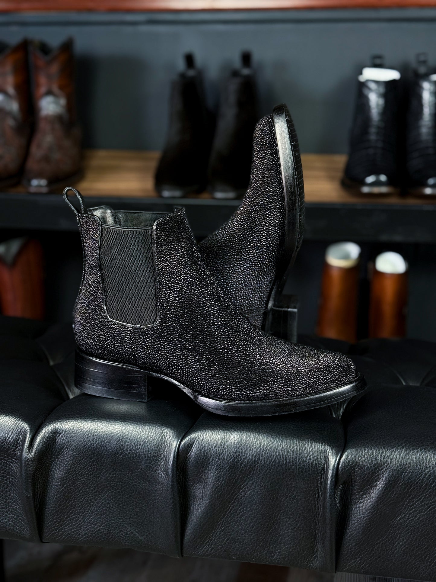 EMMA BROWN PITON BOOTS