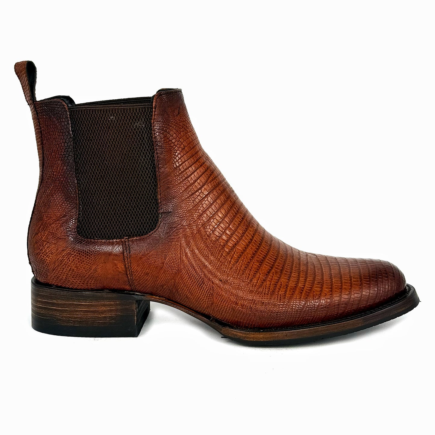 CARLO BROWN PITON BOOTS