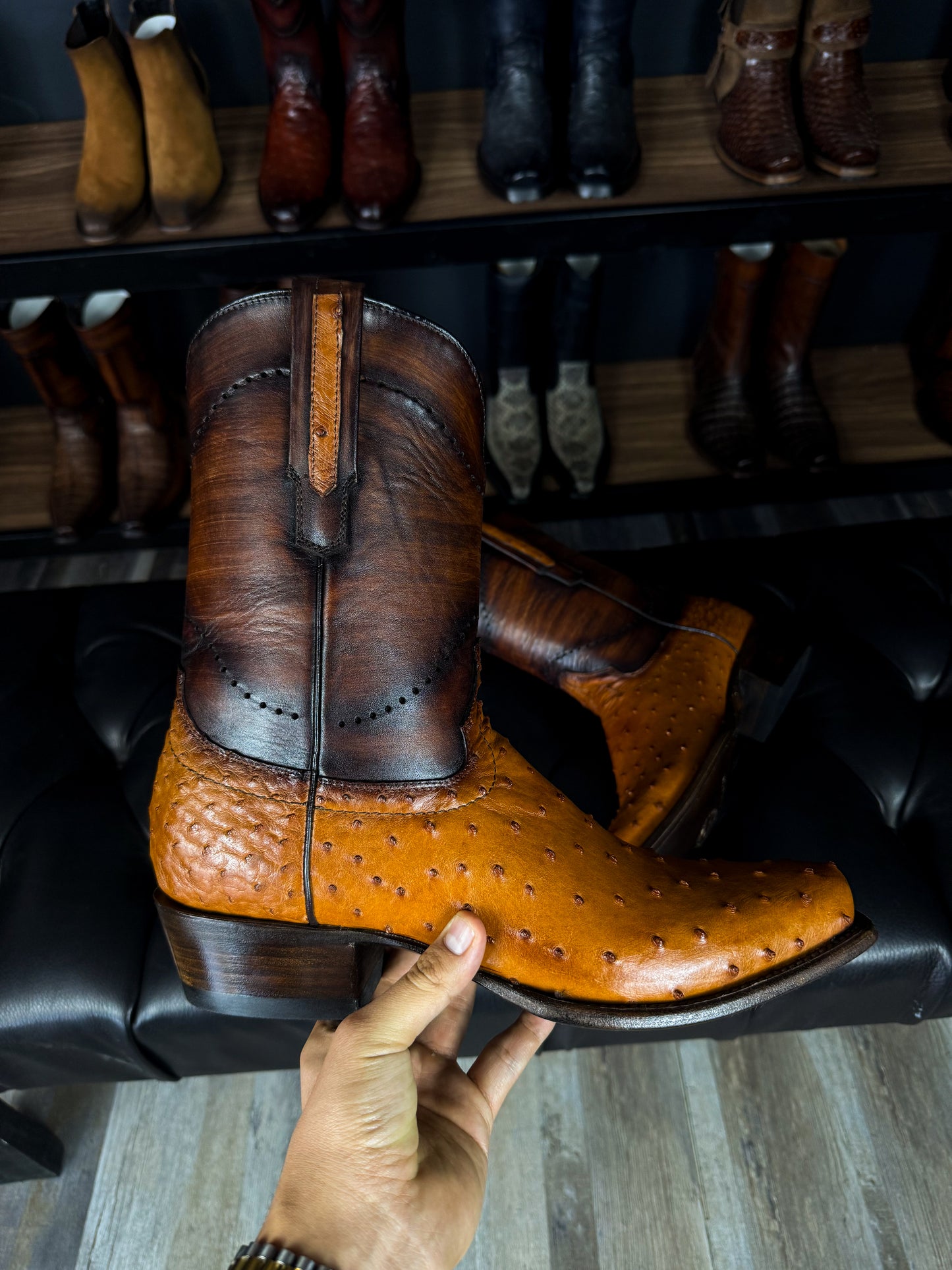 COWBOY PAJA AVESTRUZ BOOTS NEVADA