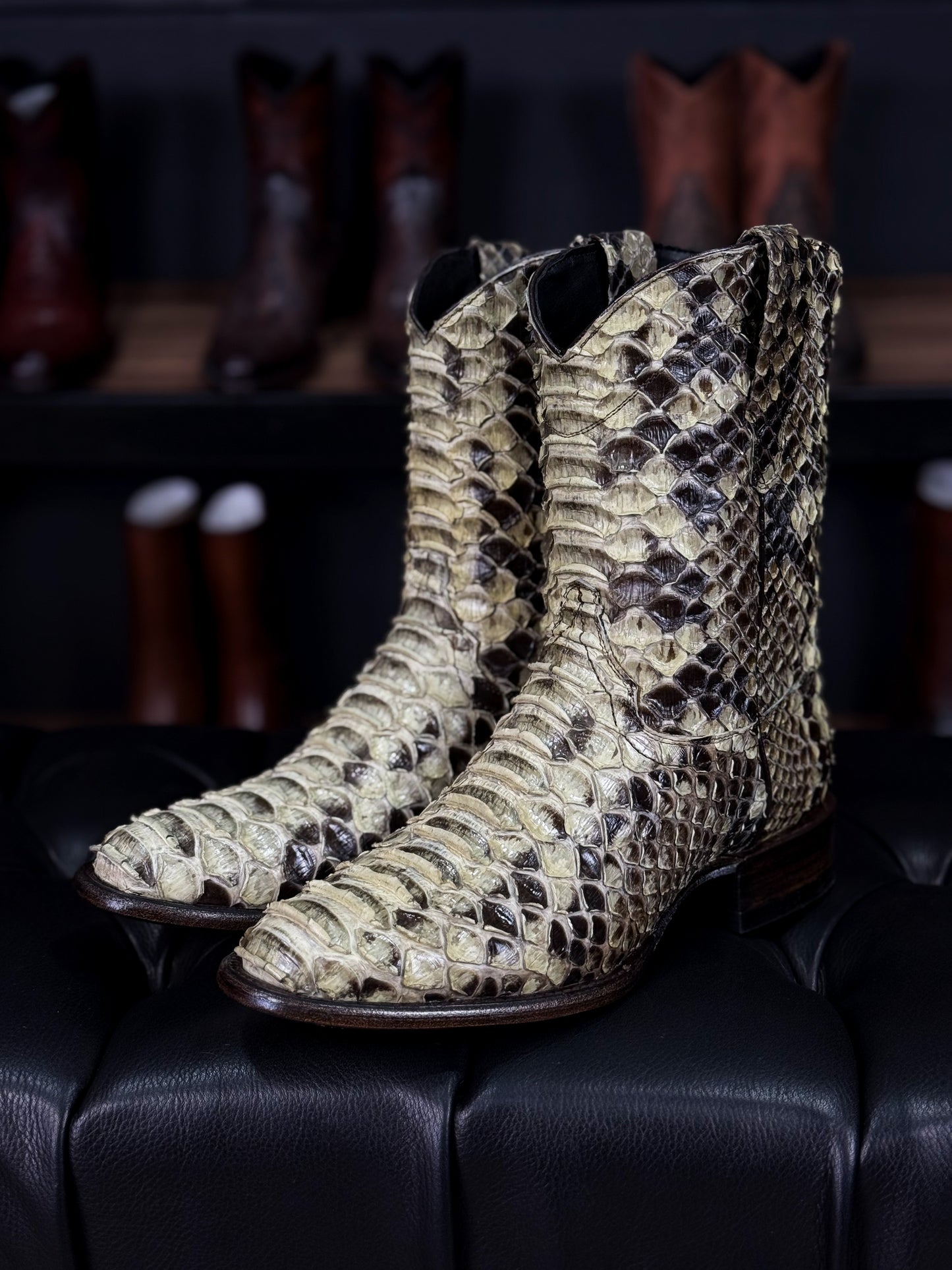 EMMA BROWN PITON BOOTS