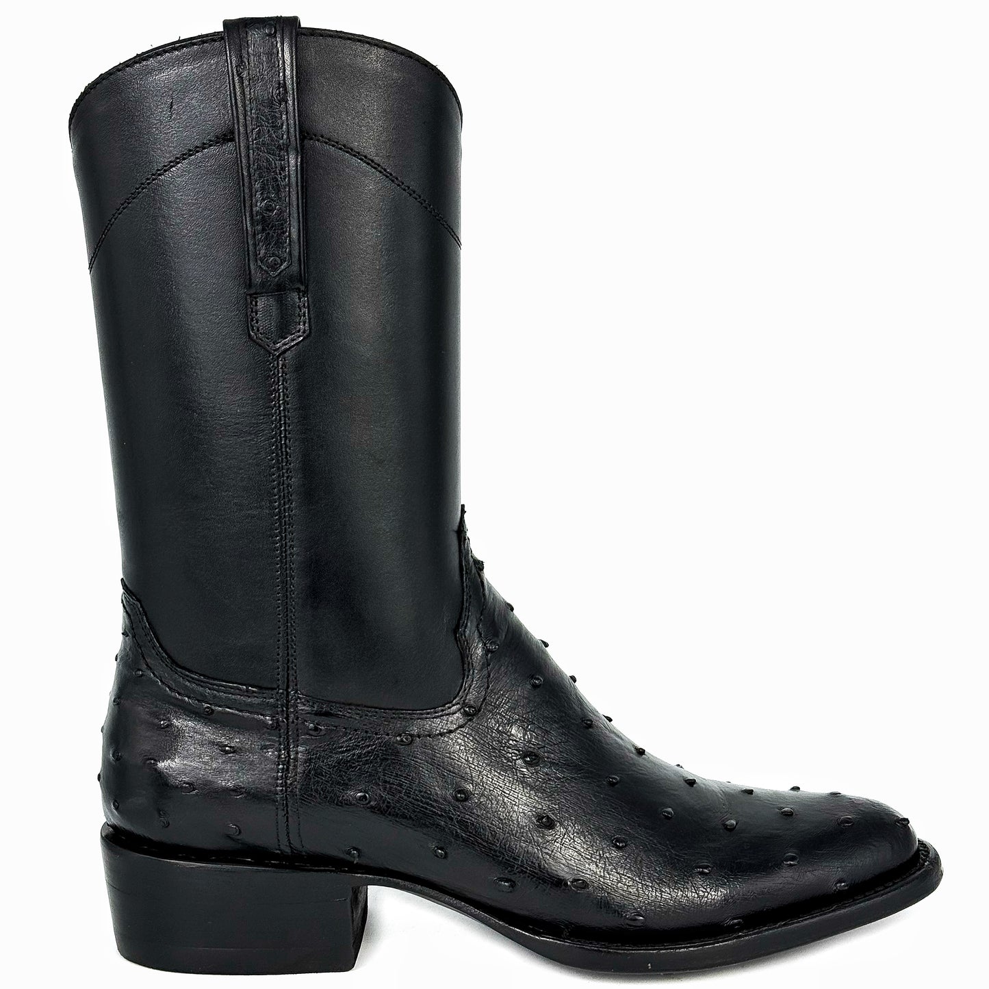 EMMA BROWN OSTRICH BOOTS