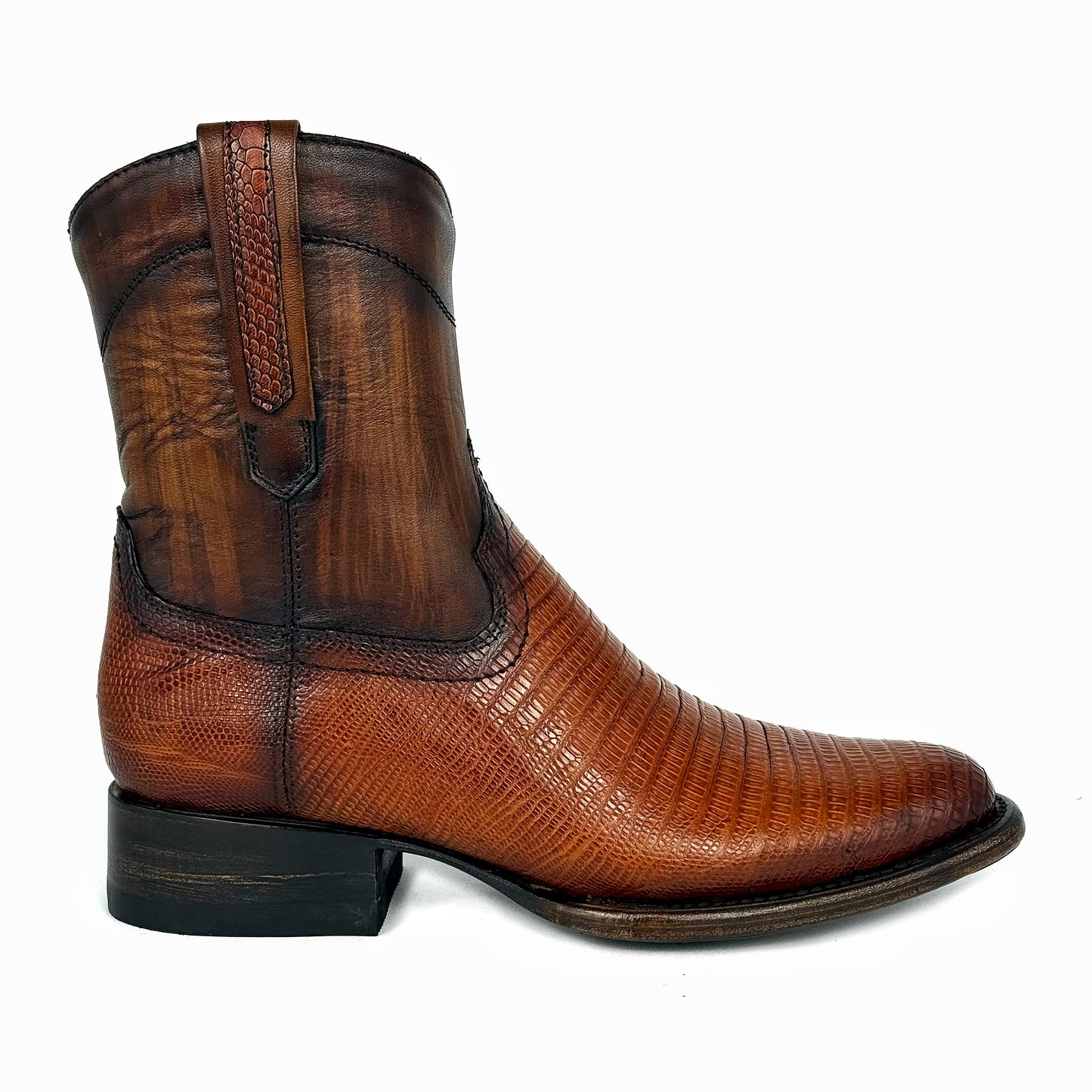EMMA BROWN LIZARD BOOTS