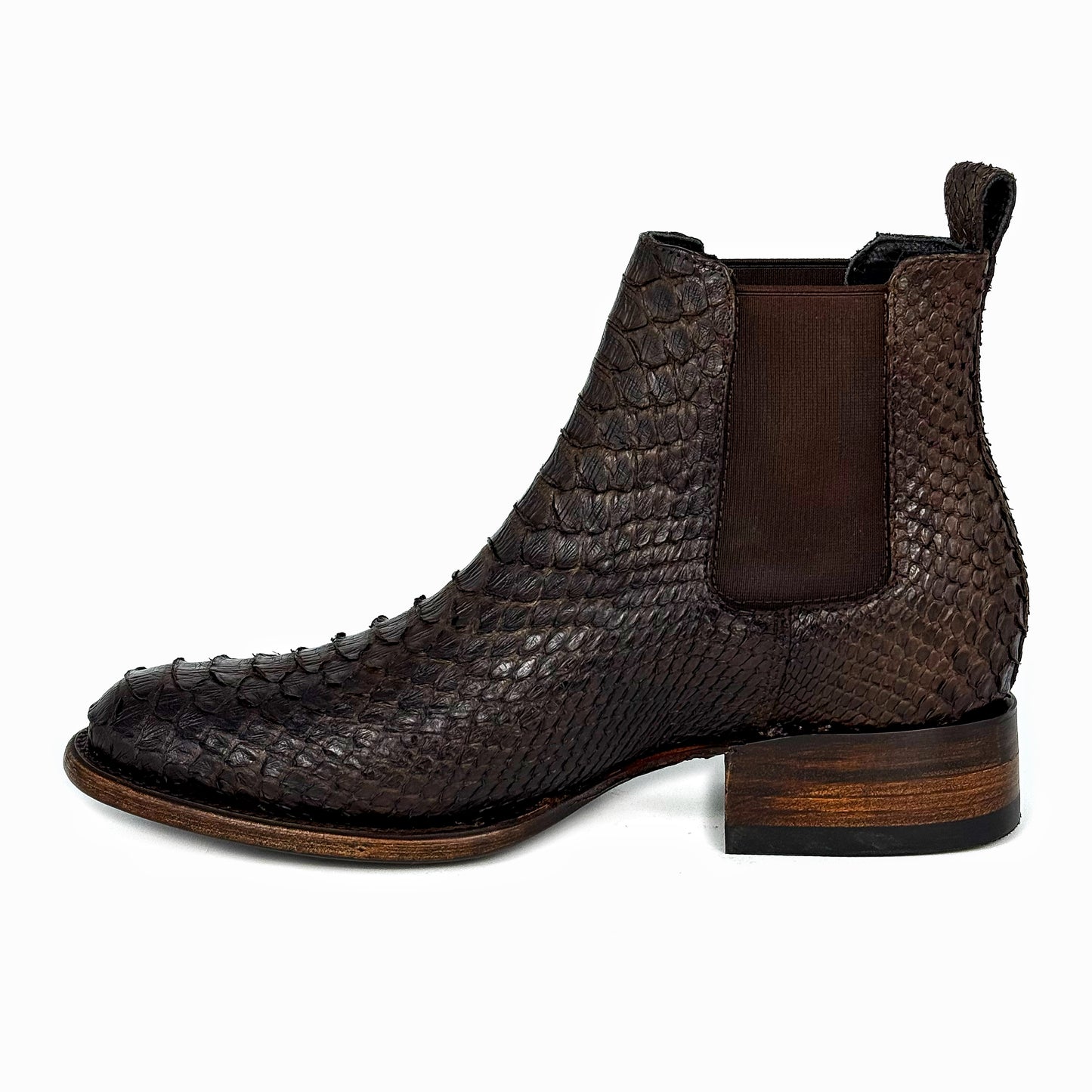 EMMA BROWN PITON BOOTS