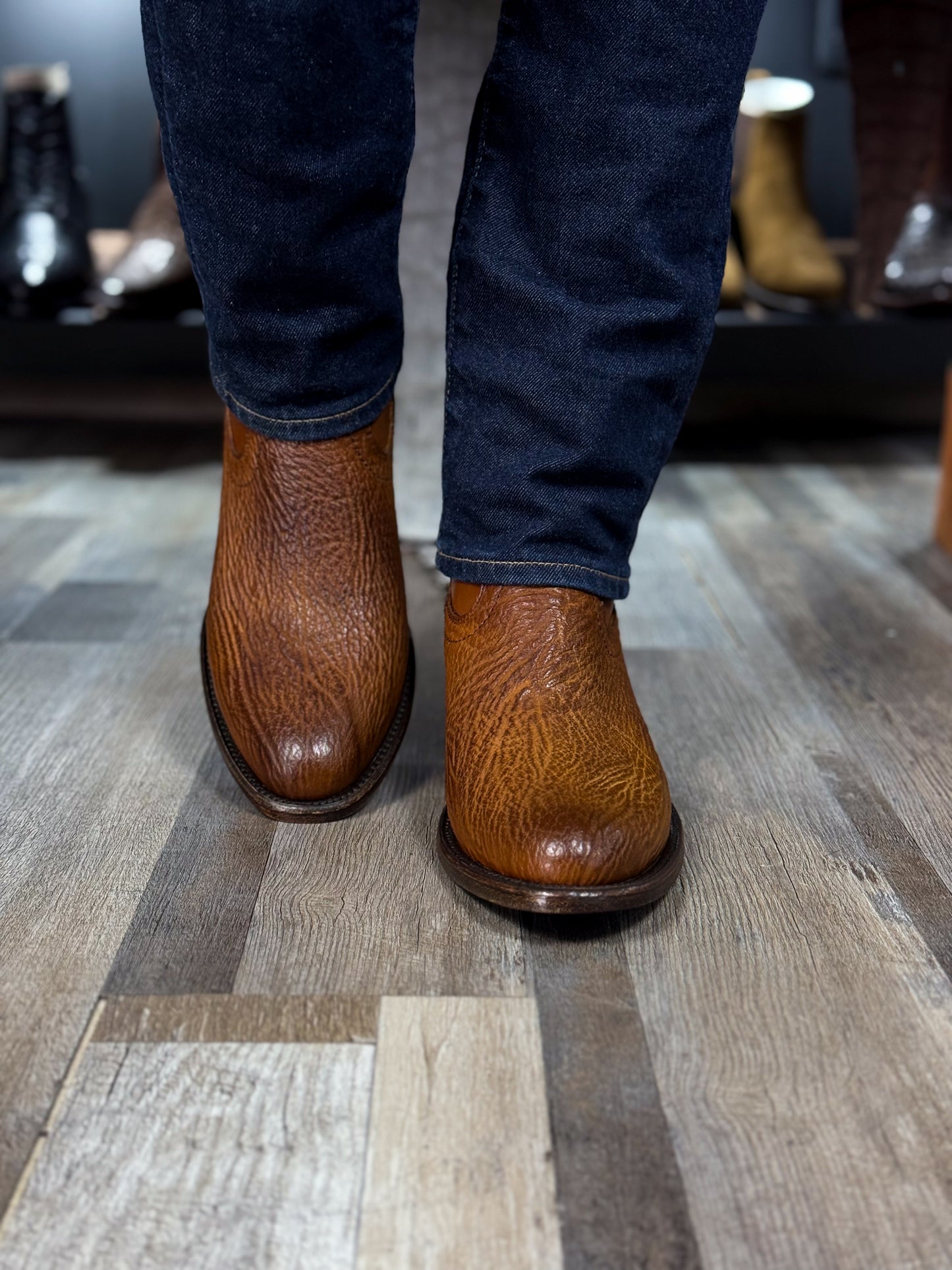 EMMA BROWN PITON BOOTS