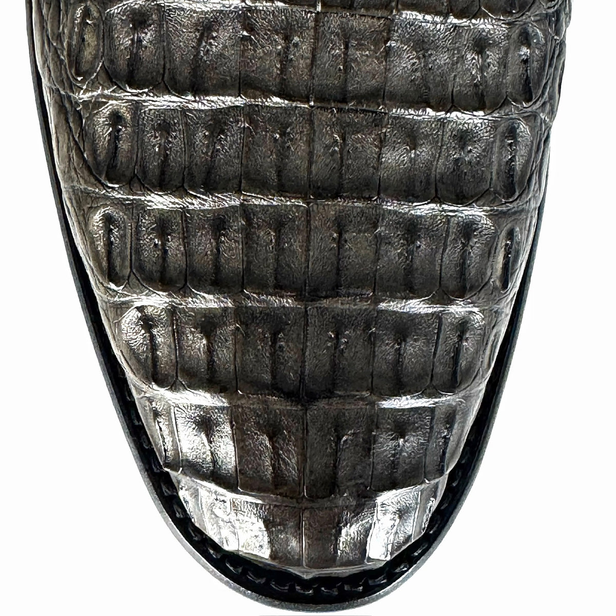EMMA GRIS FULL COCODRILO FUSCUS OVAL