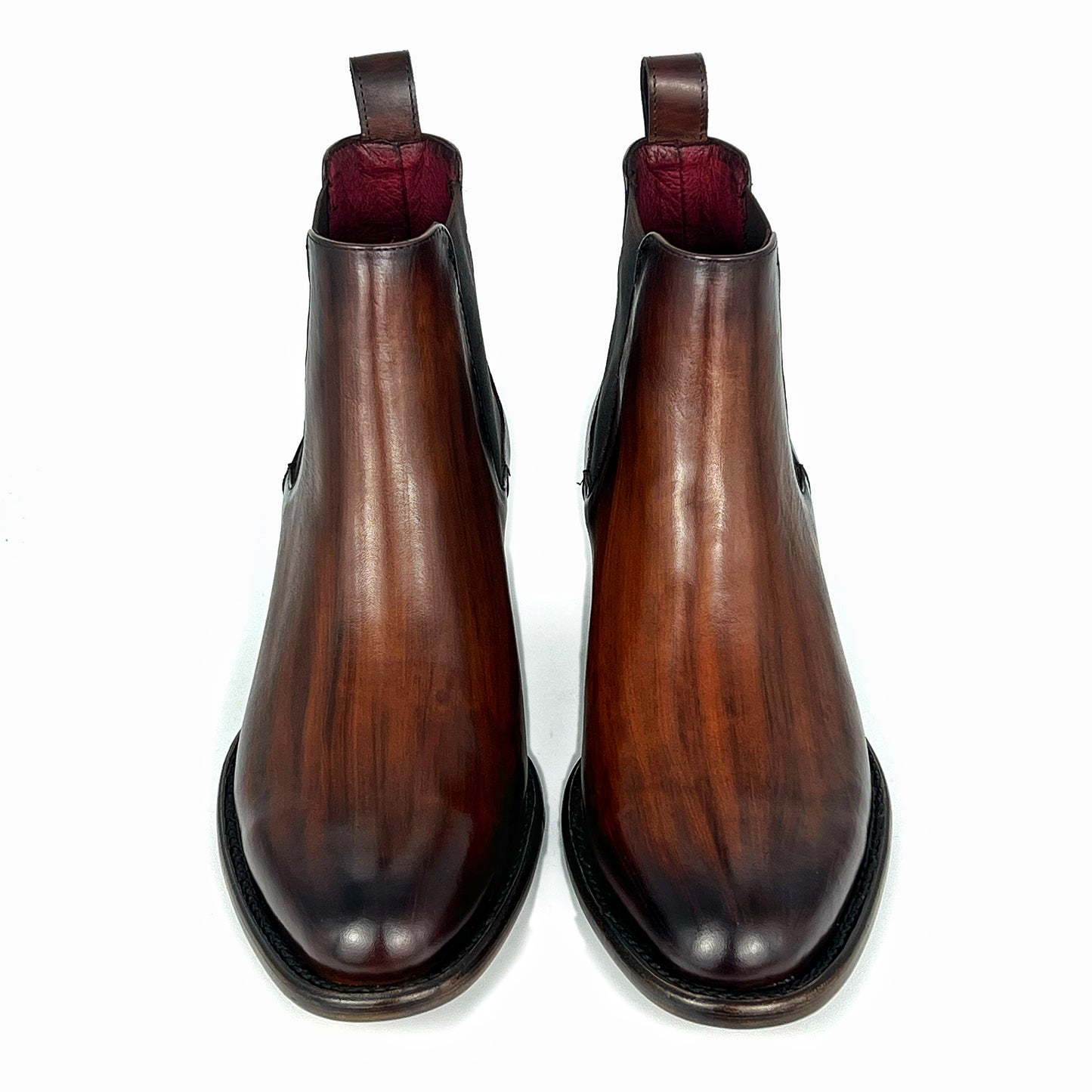 CARLO BROWN PITON BOOTS