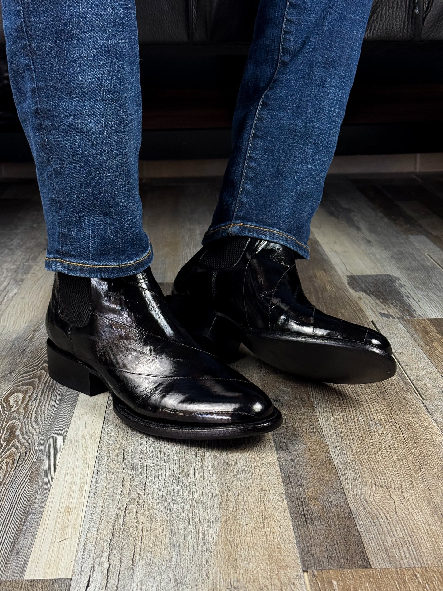 EMMA BROWN PITON BOOTS