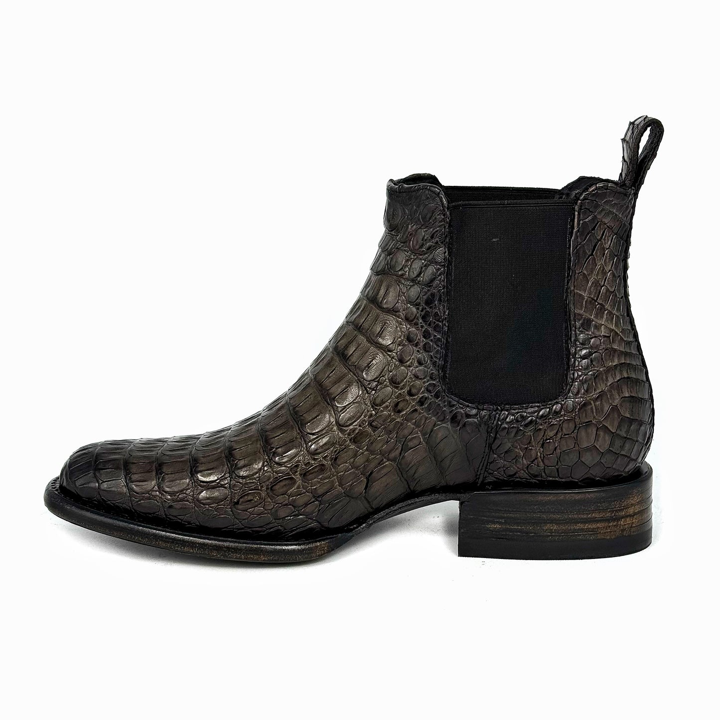 CARLO BROWN PITON BOOTS