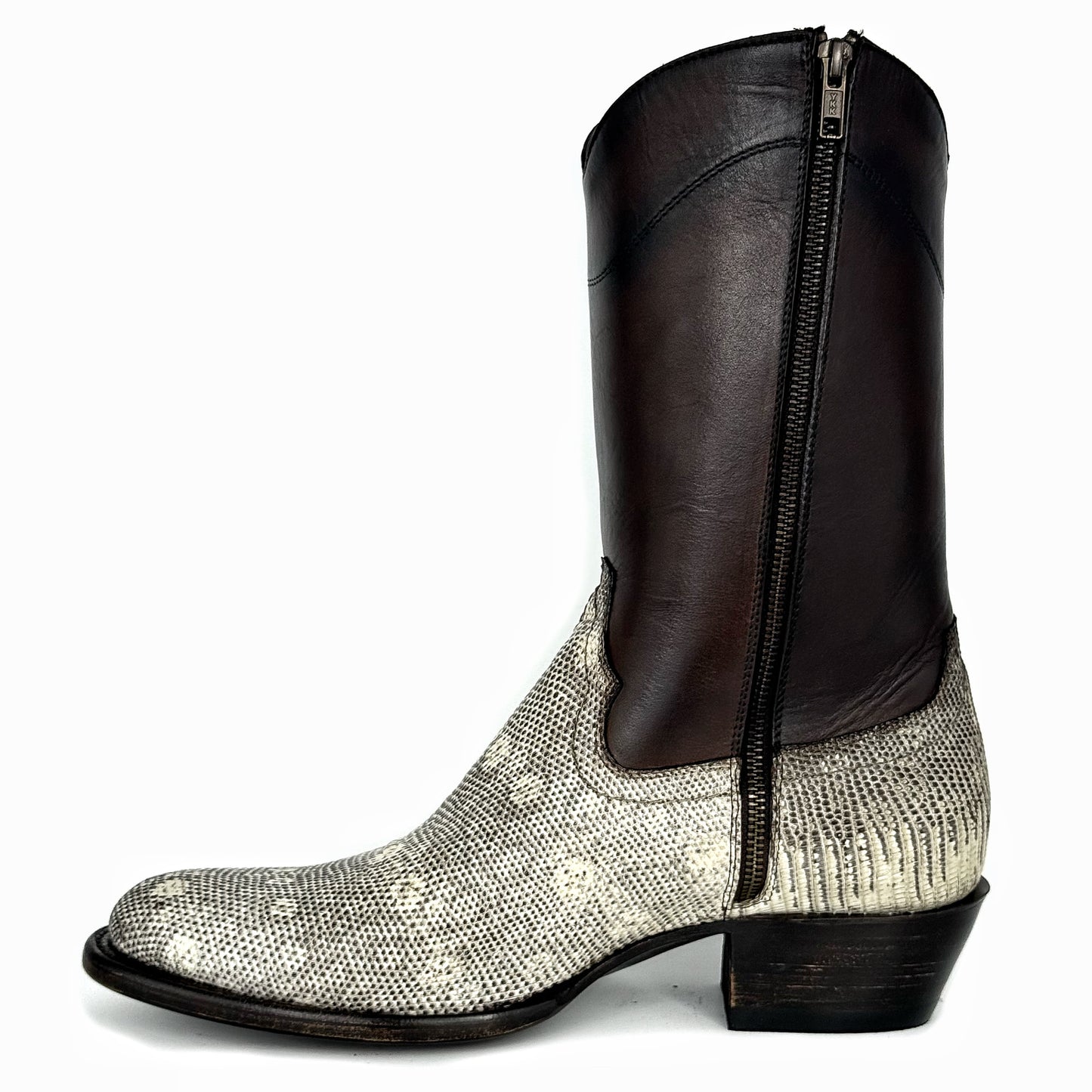 EMMA BROWN LIZARD BOOTS