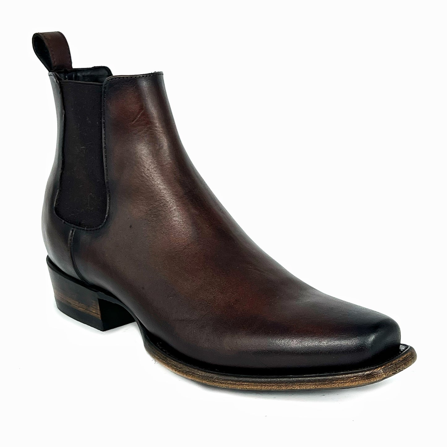 CARLO BROWN PITON BOOTS