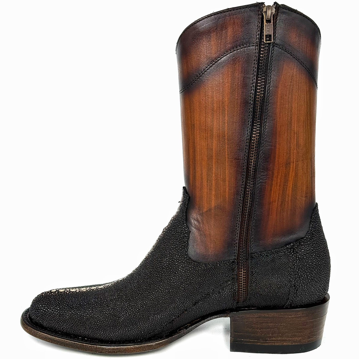 EMMA BROWN PITON BOOTS