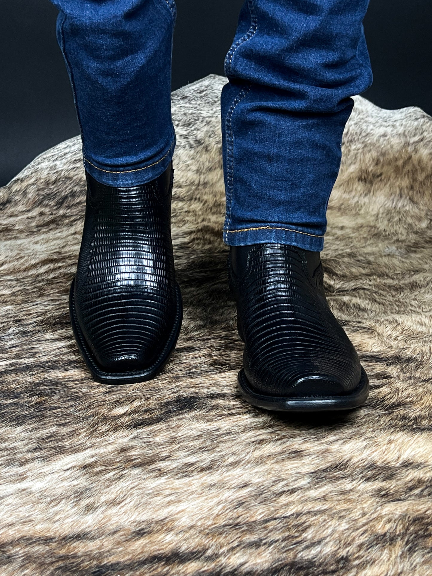 EMMA BROWN LIZARD BOOTS