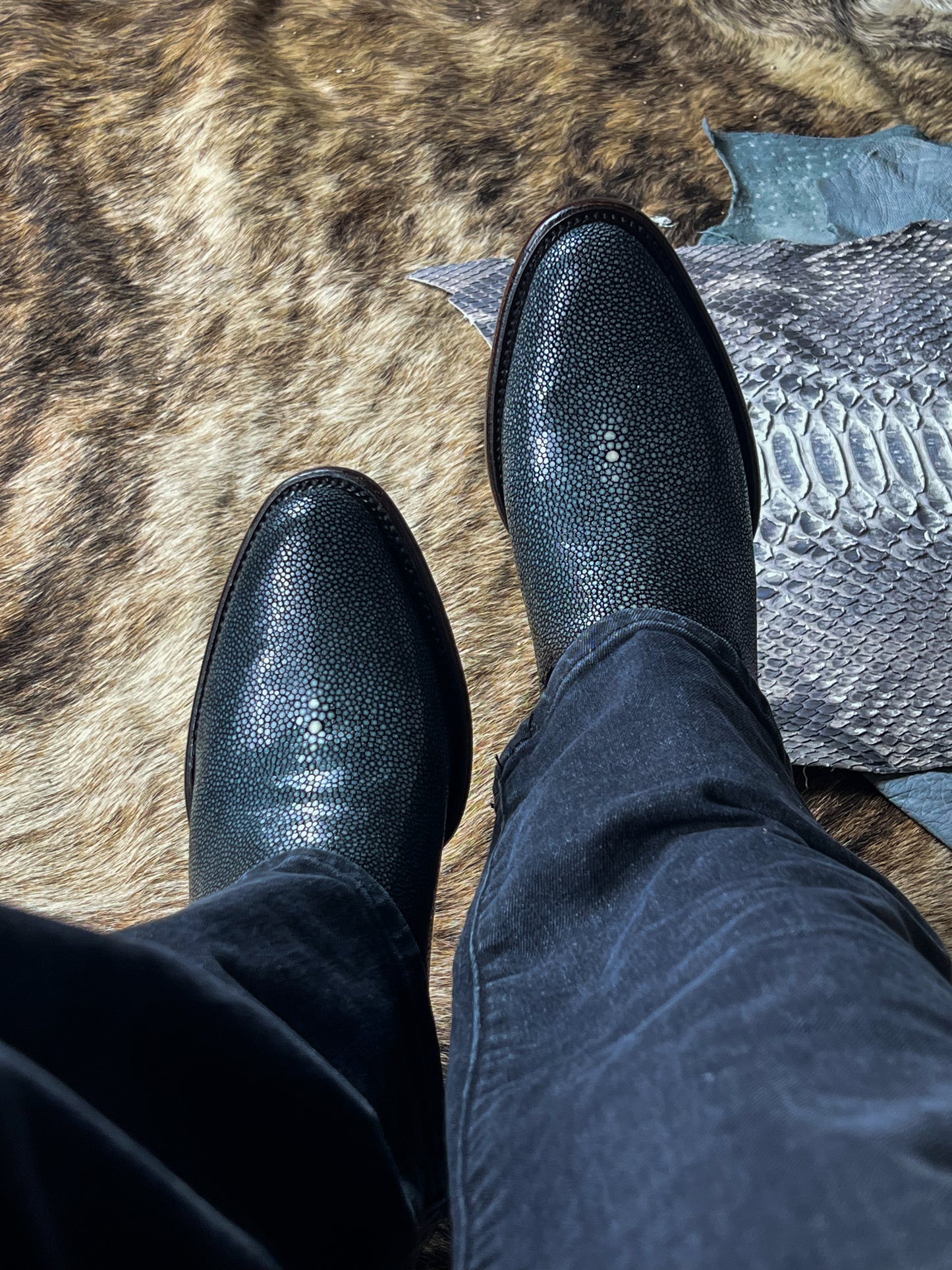 EMMA GREY MANTARRAYA PULIDA BOOTS OVAL