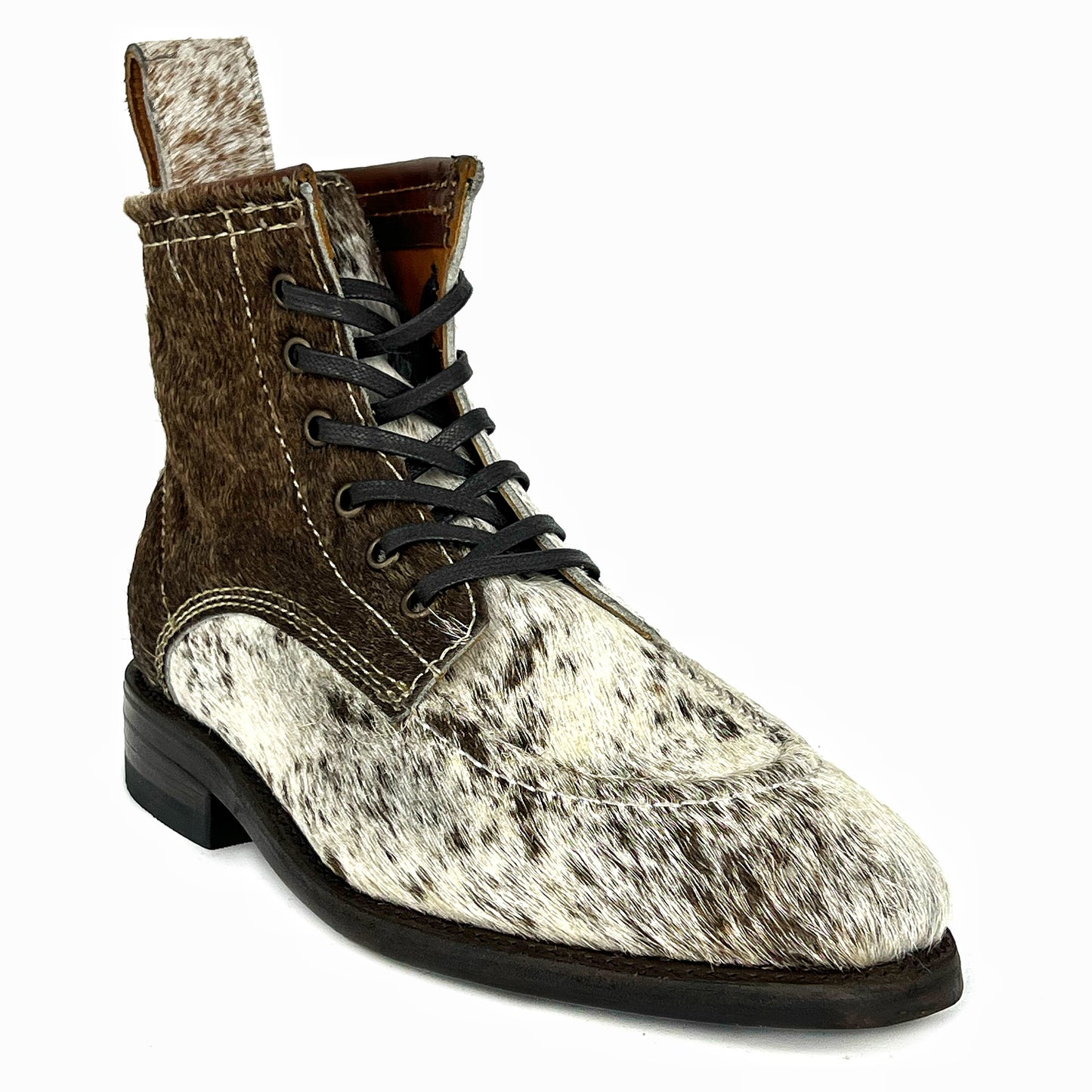 CARLO BROWN PITON BOOTS