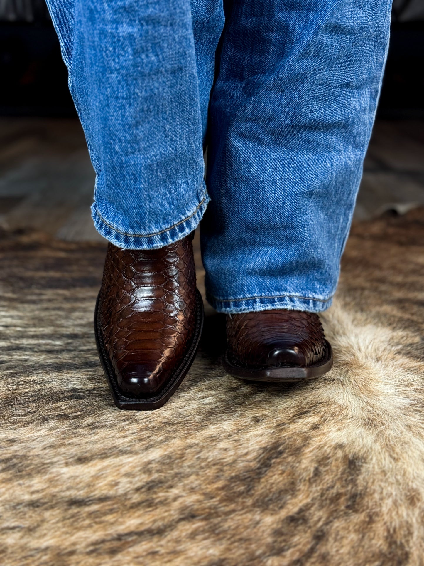 EMMA BROWN PITON BOOTS