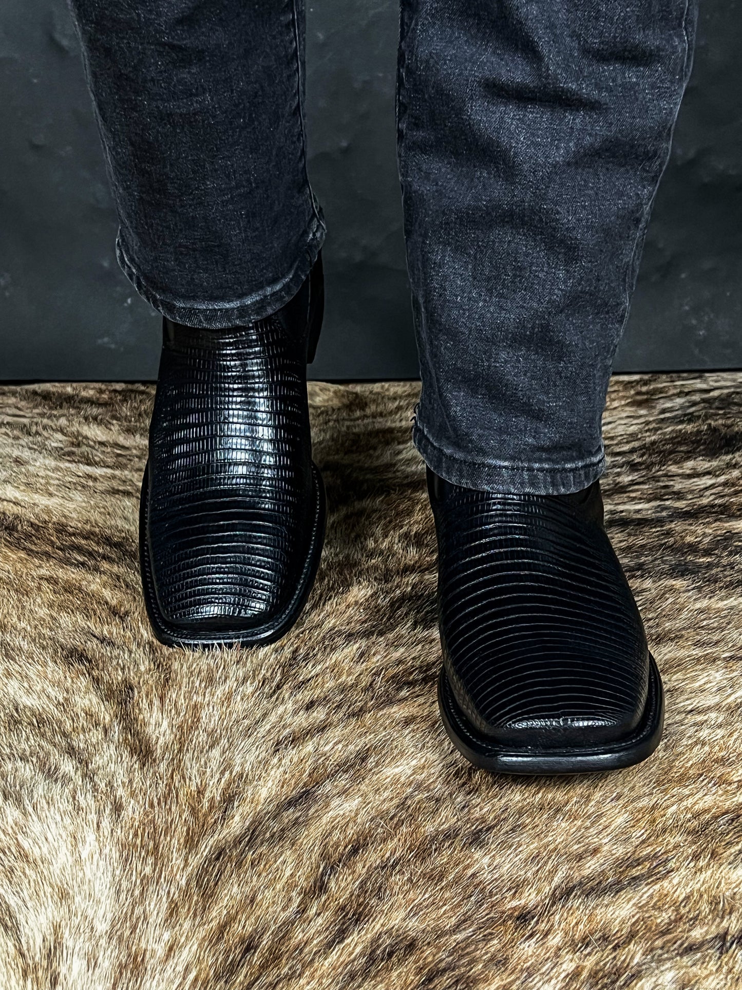 EMMA BROWN LIZARD BOOTS
