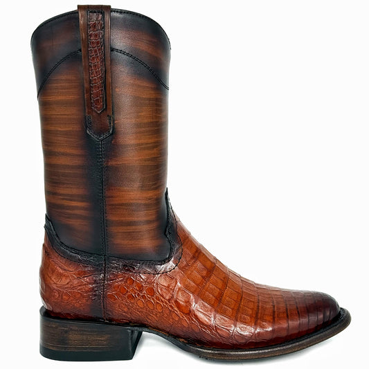CARLO BROWN PITON BOOTS